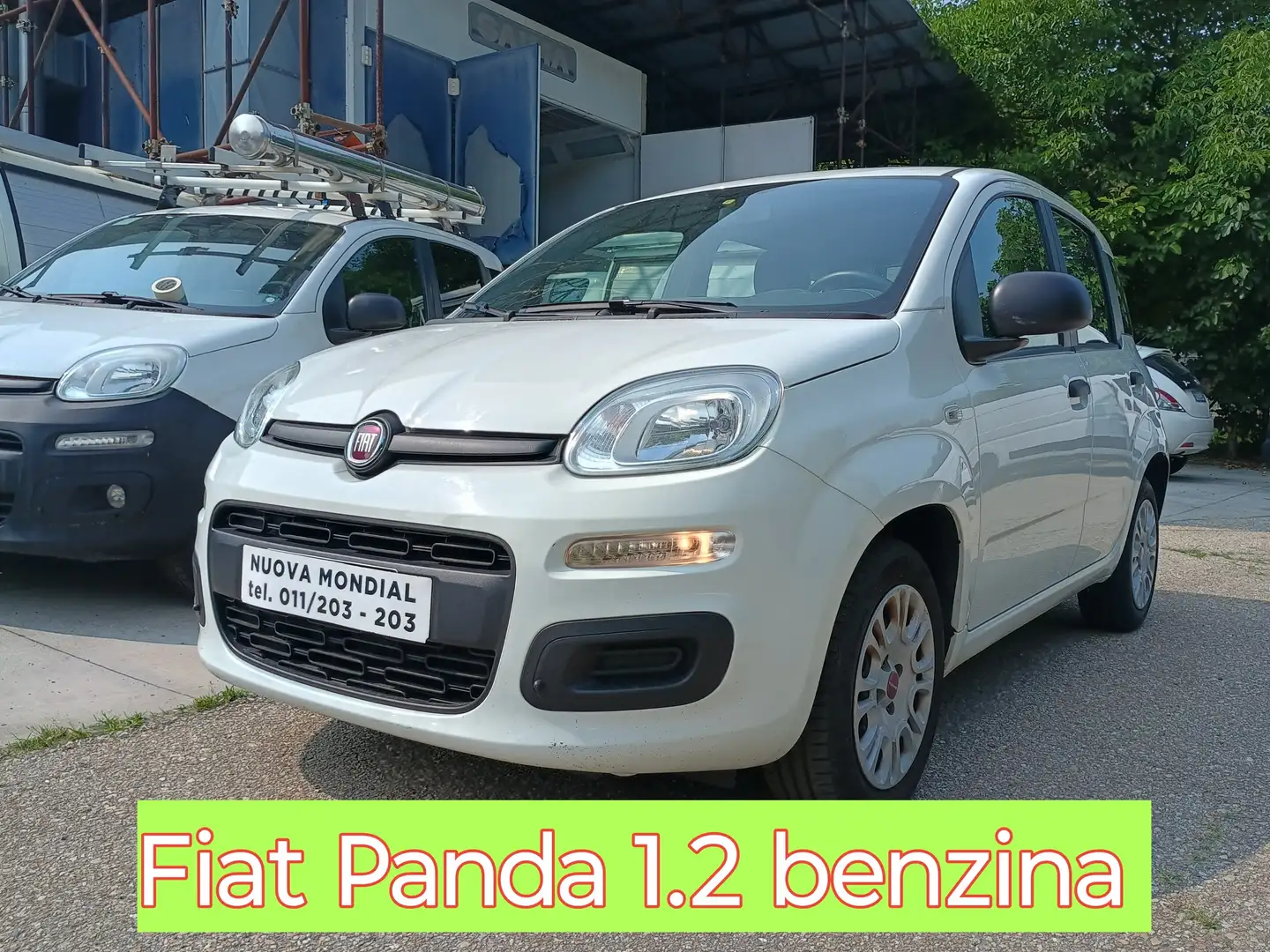 Fiat Panda 1.2 BENZINA KM.  CERTIFICATI Bianco - 1