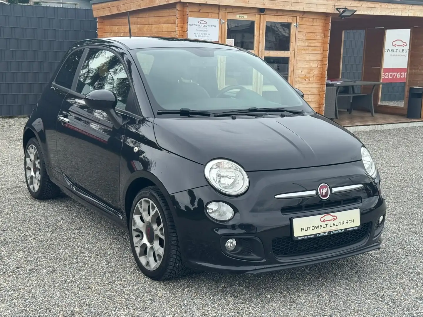 Fiat 500 S 1.2 8V PDC KLIMA TEILLEDER SPORT Schwarz - 2