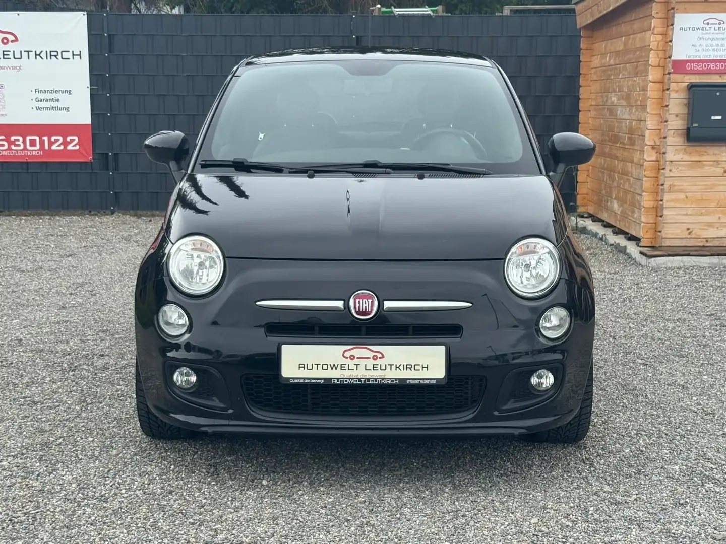 Fiat 500 S 1.2 8V PDC KLIMA TEILLEDER SPORT Schwarz - 1