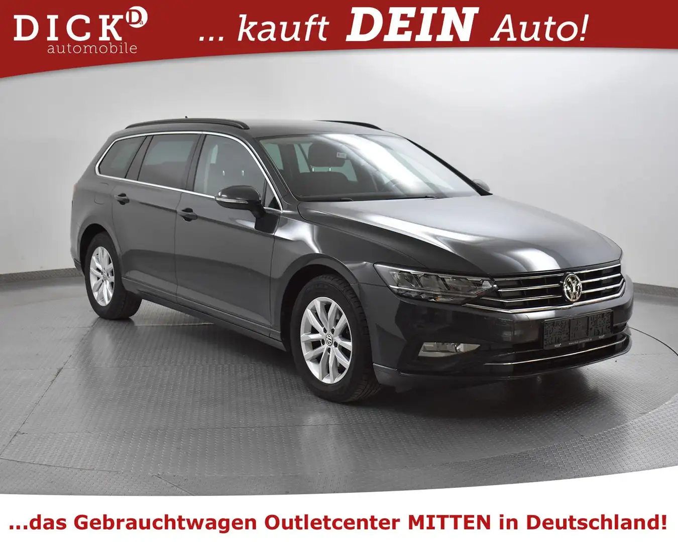 Volkswagen Passat Variant Passat Va 1.6d Busin NAVI+LED+SHZ+KAMER+MASS+ACC Grey - 1