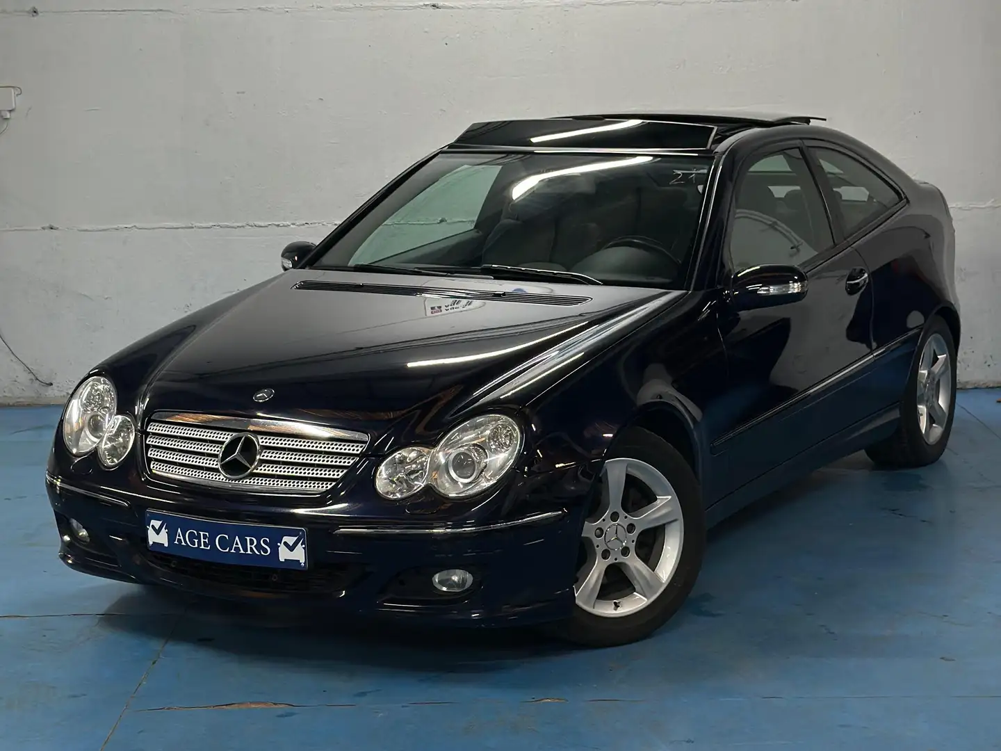 Mercedes-Benz C 180 C 180 Kompressor Coupe Sport Bleu - 1