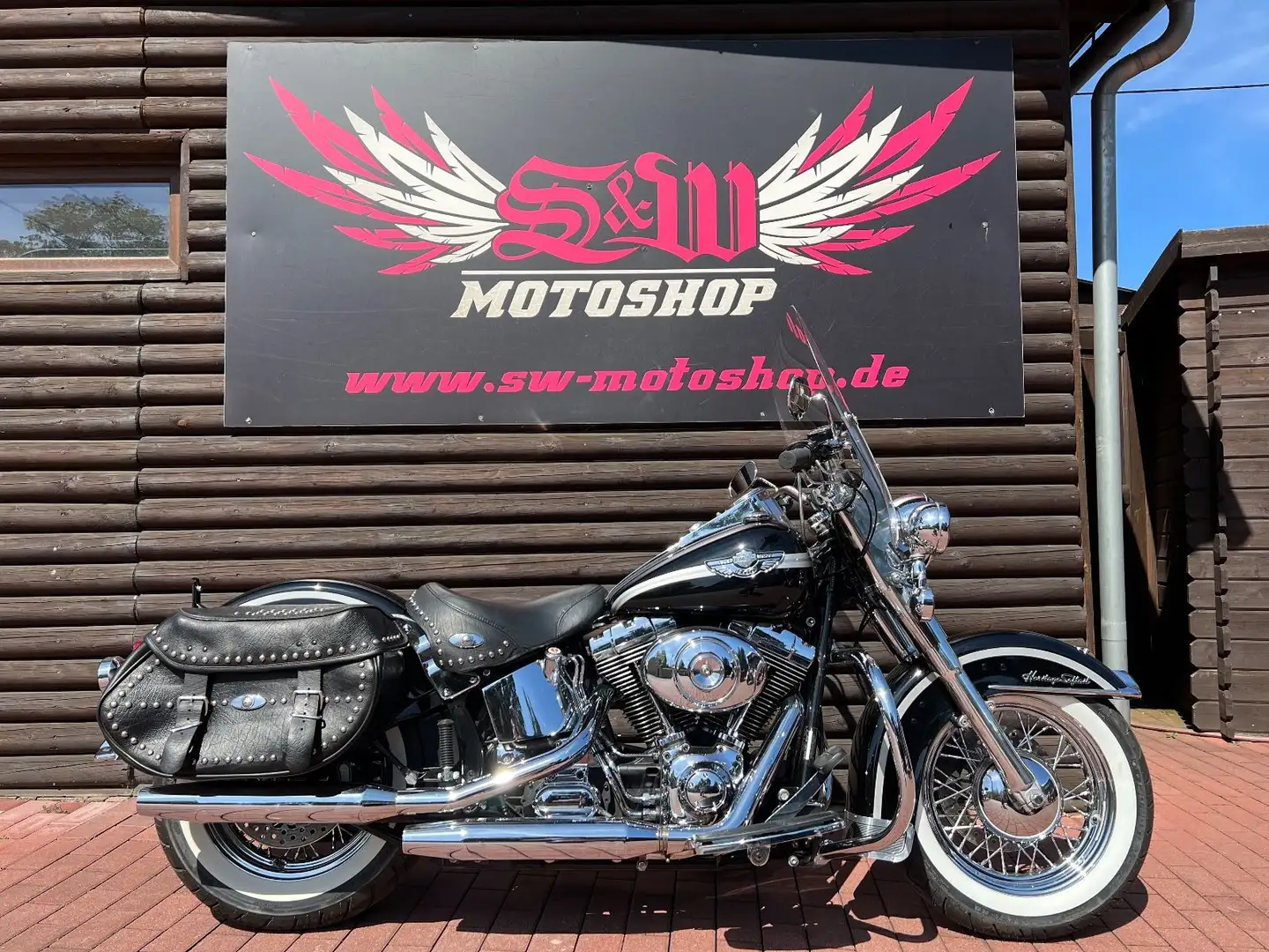 Harley-Davidson FLSTCI Heritage Classic *Sondermodell 100 Jahre* Negru - 1
