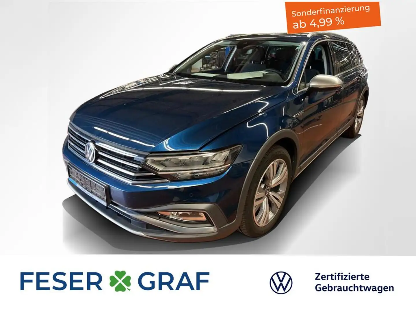 Volkswagen Passat Variant Alltrack 4MOTION 2.0 TDI 7-DSG AHK KAMERA KEYLESS Blau - 1