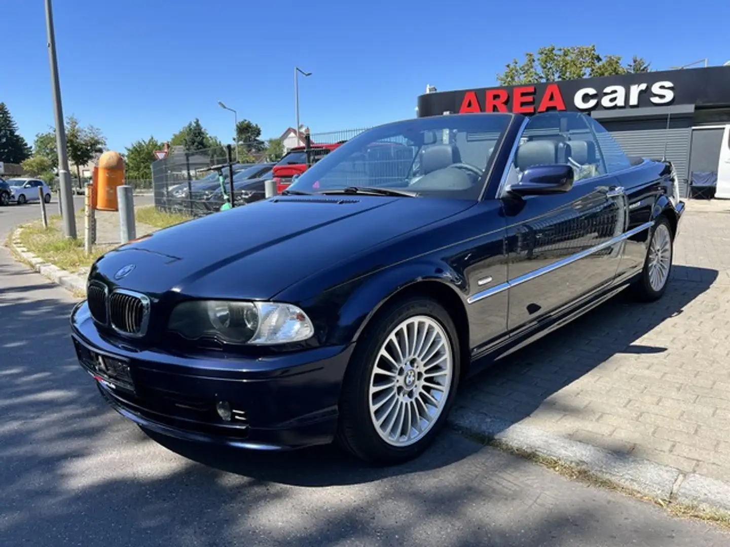 BMW 320 320Ci Cabrio*E46*LEDER*H&K*TEMPO*NAVI*MEMORY plava - 1