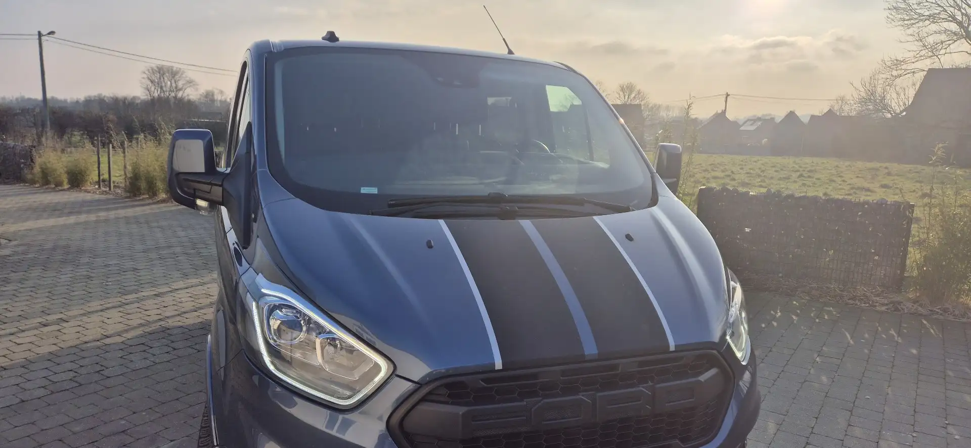 Ford Transit Custom 2.0 TDCi L1H1 Sport Multi S/S (EU6.2) 185cv Bleu - 2