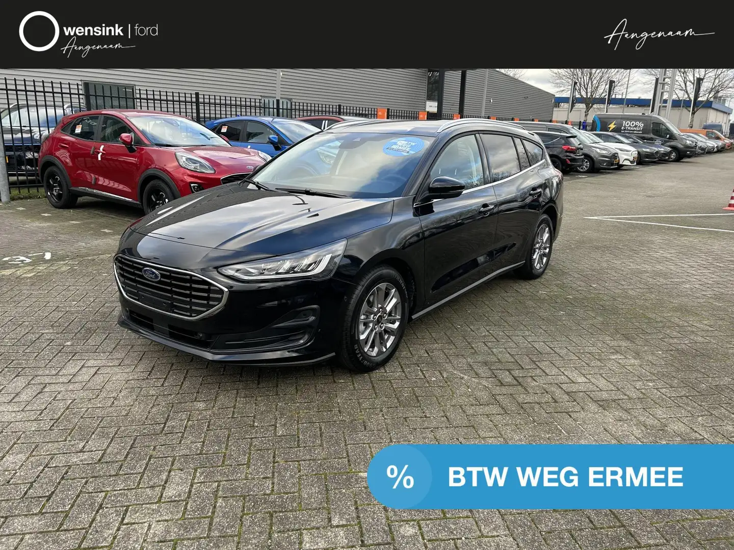 Ford Focus Wagon 1.0 EcoBoost Hybrid Titanium | Driver assist Schwarz - 2