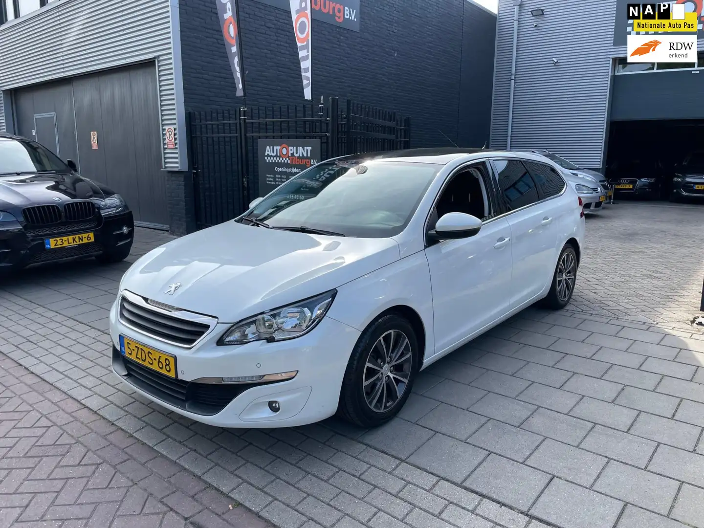 Peugeot 308 SW 1.6 BlueHDI Blue Lease Limited 2e Eig! Pano Air Weiß - 1