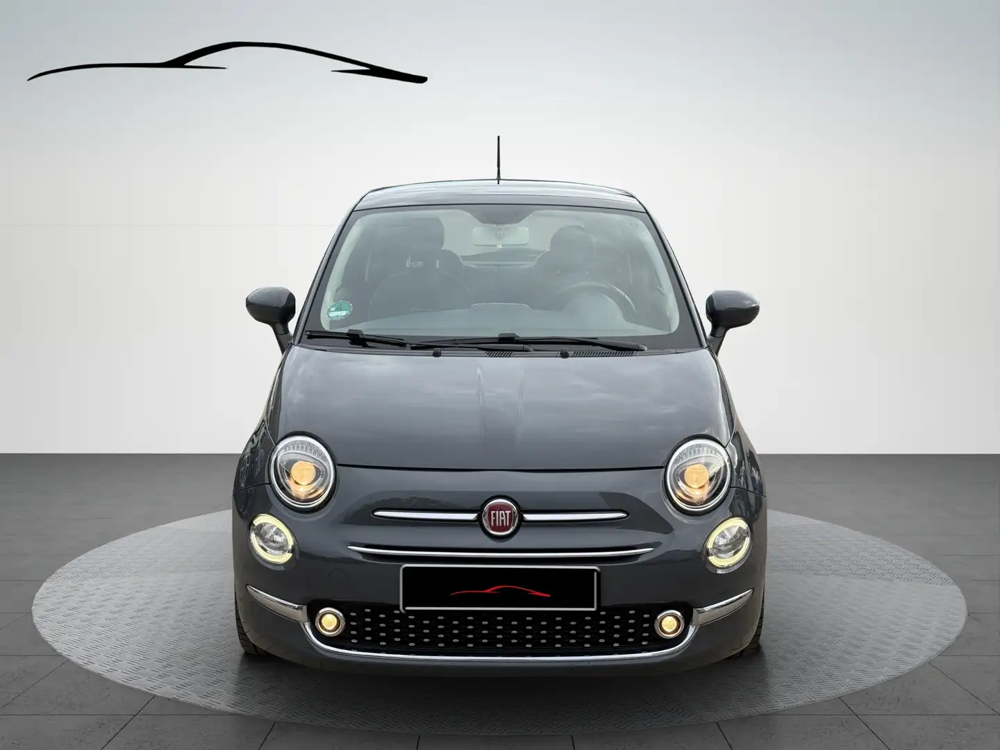 Fiat 500 Lounge / PANORAMA SCHIEBE DACH/ SITZHEIZUNG Grigio - 2