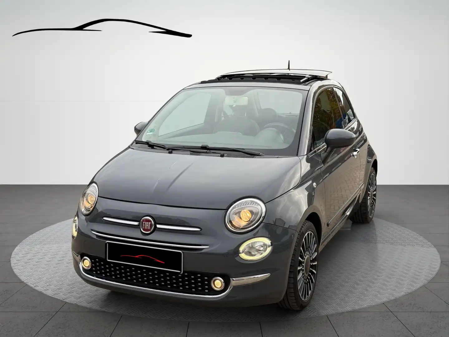 Fiat 500 Lounge / PANORAMA SCHIEBE DACH/ SITZHEIZUNG Grigio - 1