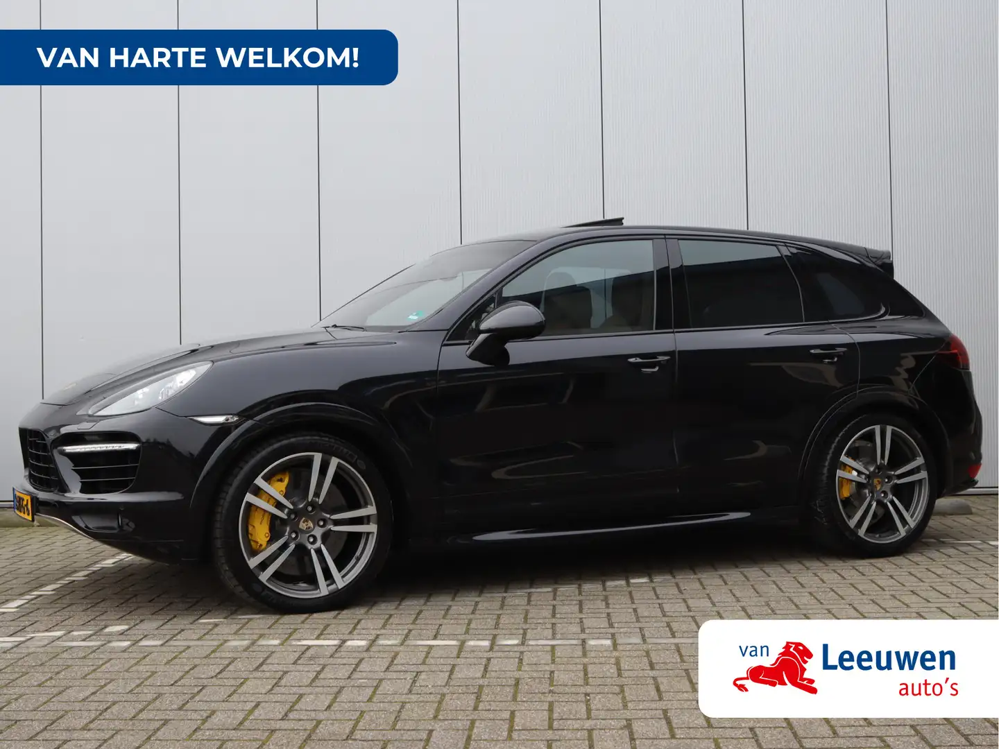Porsche Cayenne 4.8 Turbo | Burmester | Schuif/-kanteldak | Standk Schwarz - 1