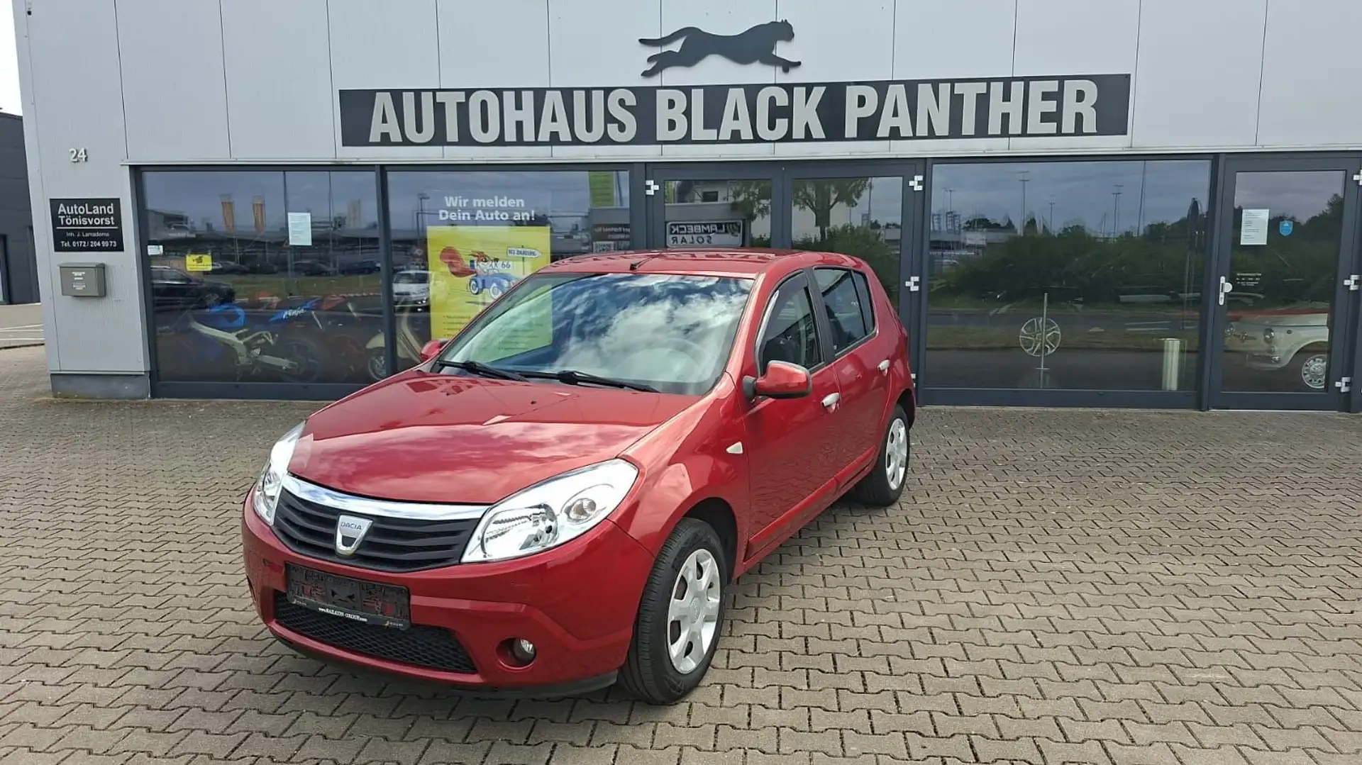 Dacia Sandero Laureate 1Hand klima 4xEFH Rot - 1