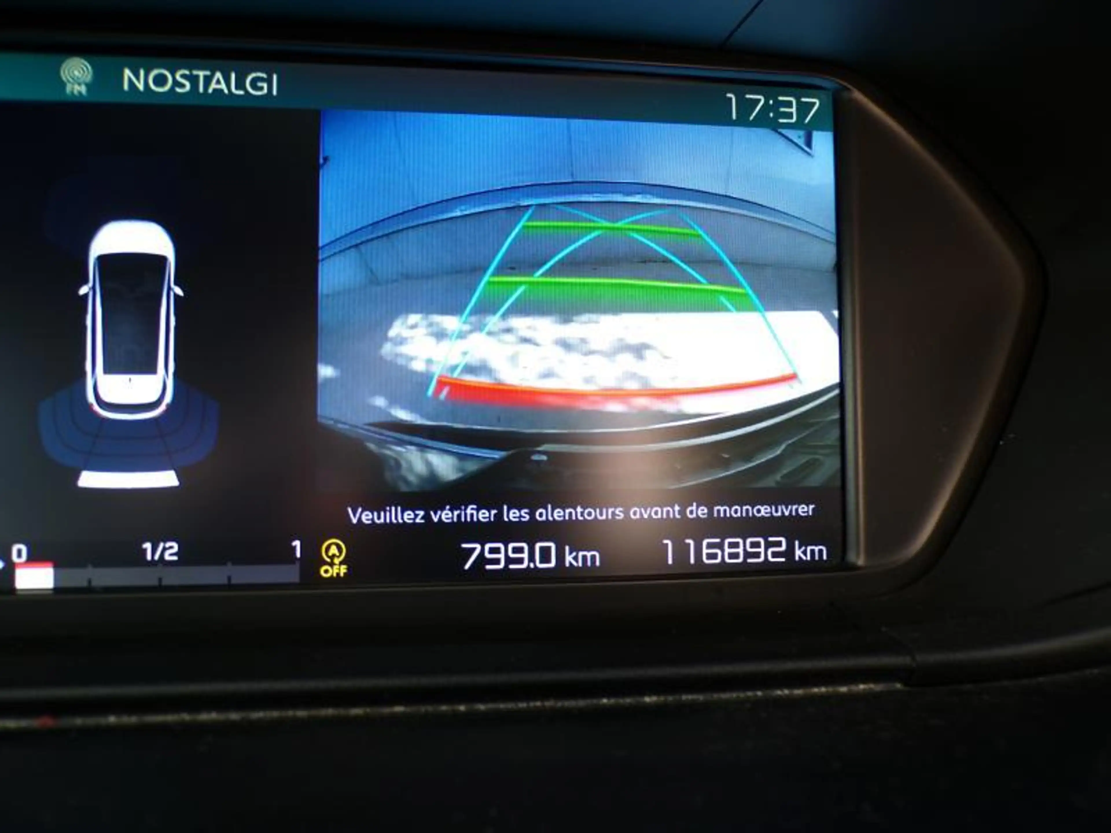 Citroen C4 Picasso 1.2 131cv Noir 03/17 Airco GPS Camera Cruise — photo 13