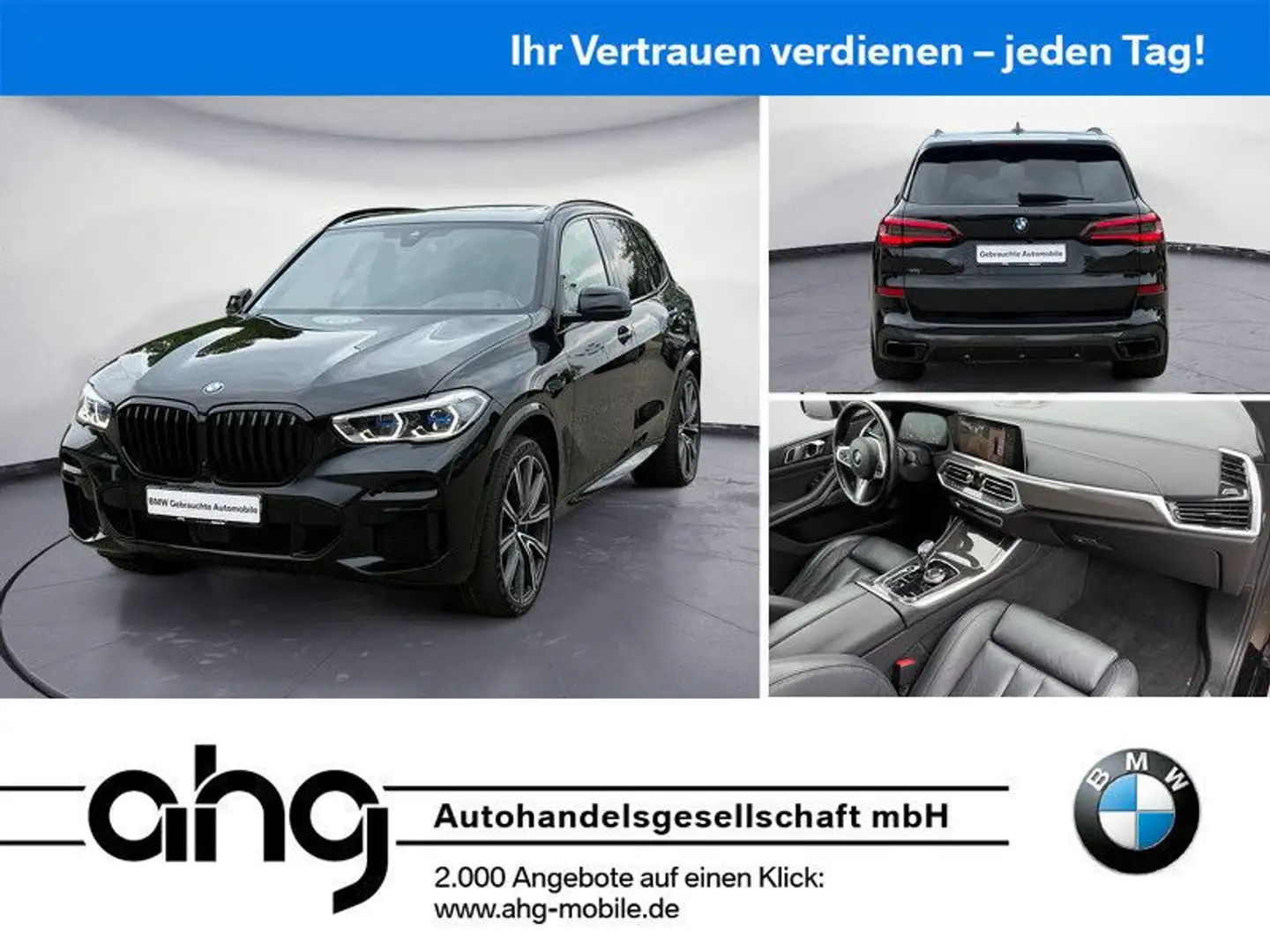 BMW X5 xDrive40d M Sport Laserlicht Head-Up Panorama Schwarz - 1