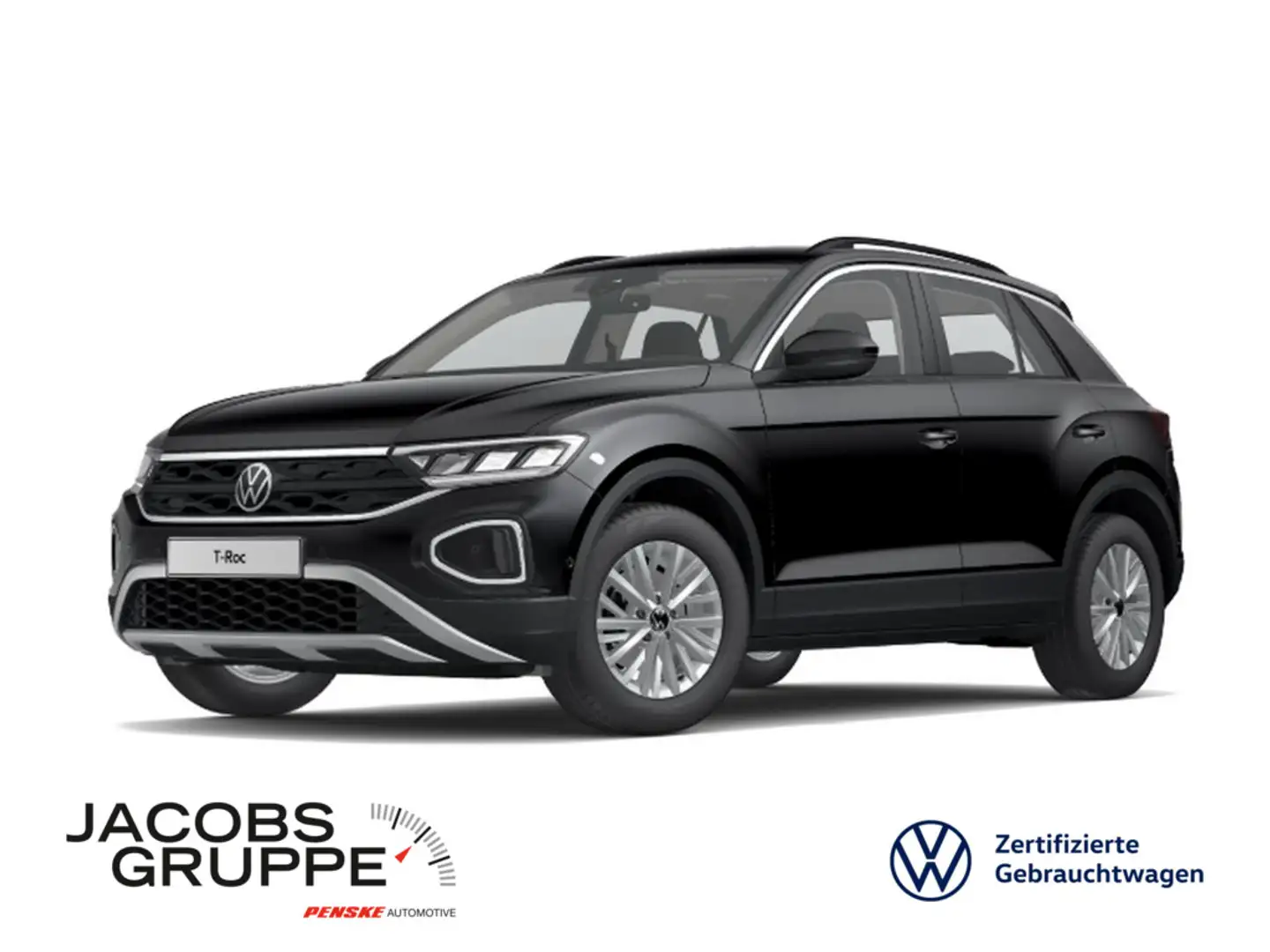Volkswagen T-Roc 1.0 TSI Navi*LED*SHZ Life Schwarz - 1