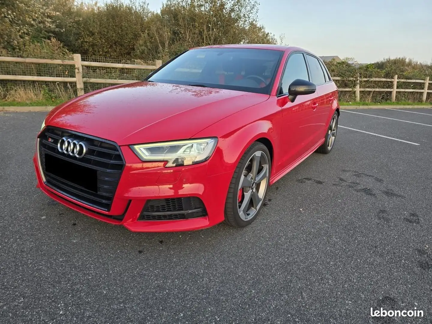 Audi S3 2.0TFSI 300CH S TRONIC QUATTRO ACC-GPS-LED-VIRTUAL COCKPIT-JANTES 19-CUIR- Rouge - 1