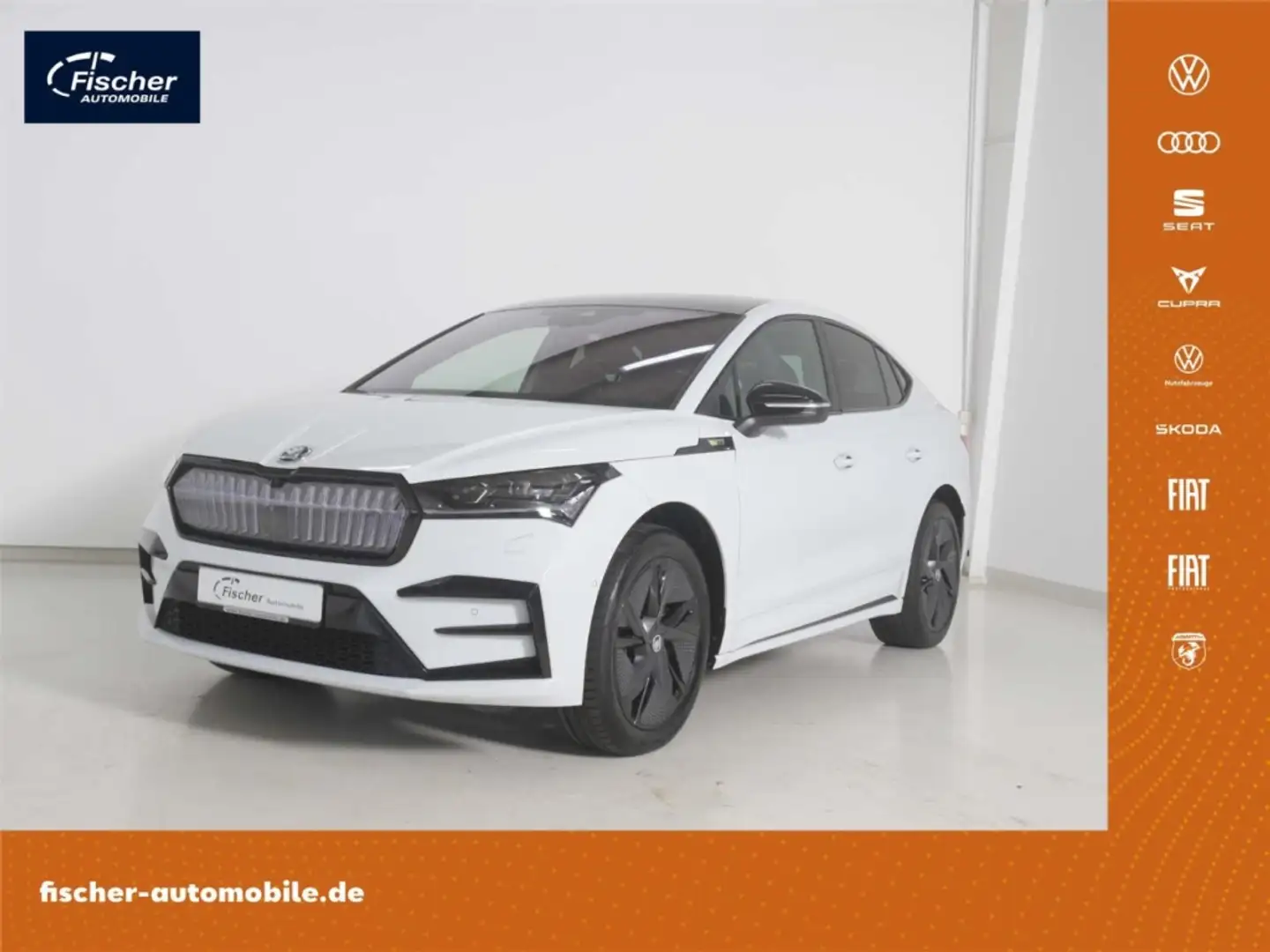 Skoda Enyaq Coupe Elektro RS 4x4 82 kWh Weiß - 1