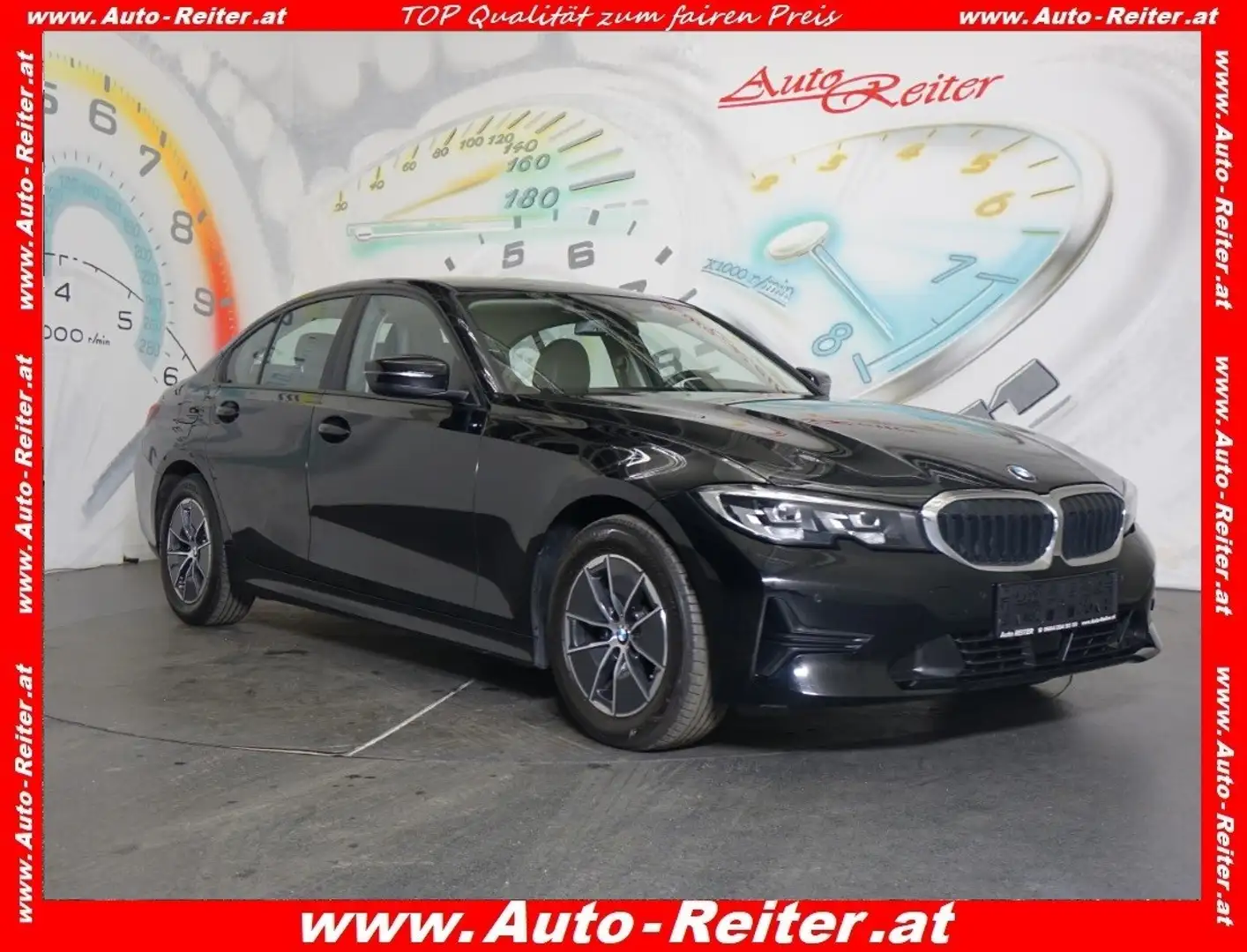BMW 318 d 48 V Aut. *STANDHEIZUNG, LED, NAVI, LEDER* Schwarz - 1