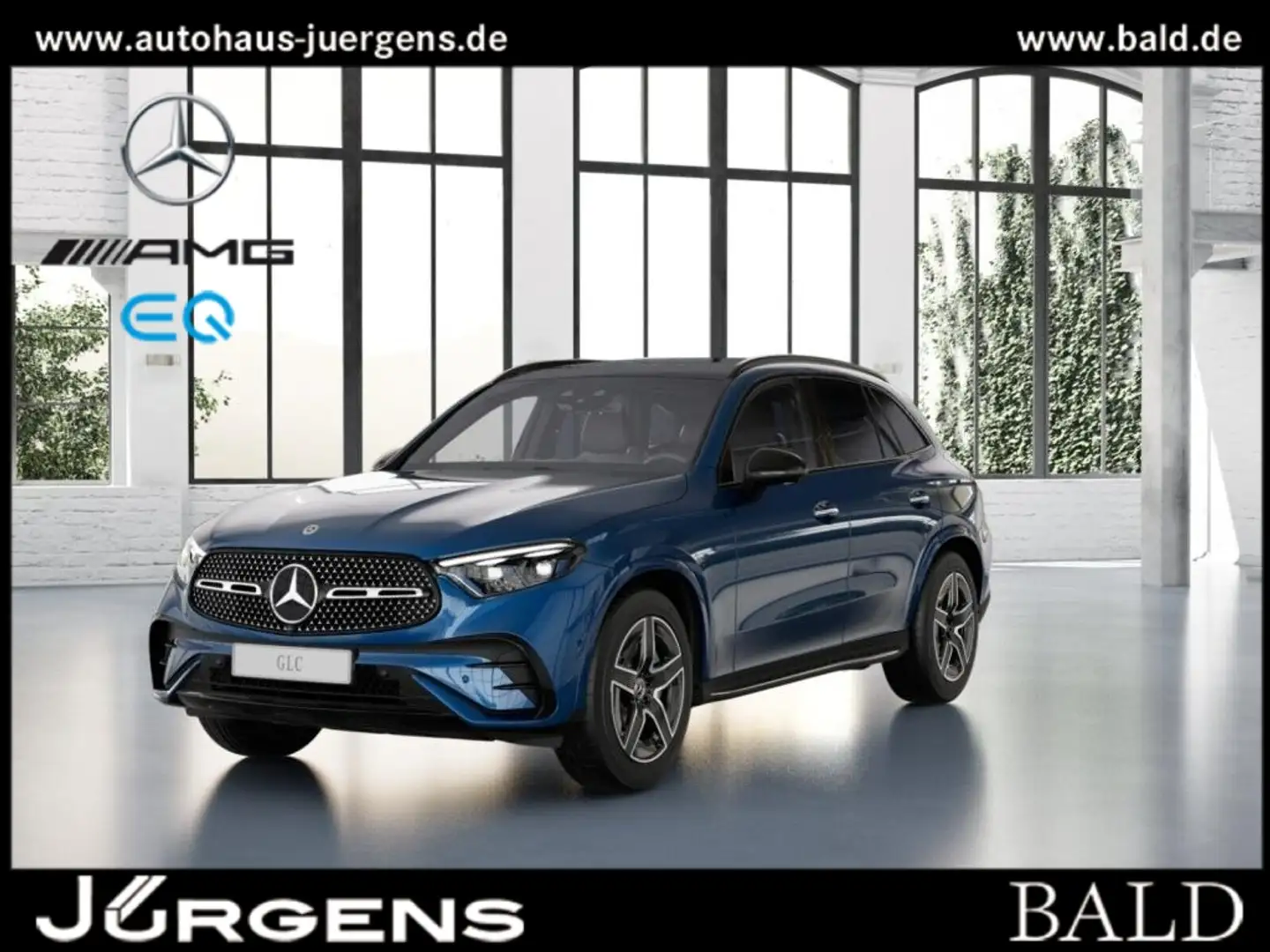 Mercedes-Benz GLC 300 d 4M AMG/Digital/Pano/AHK/Burm3D/Night Blau - 1