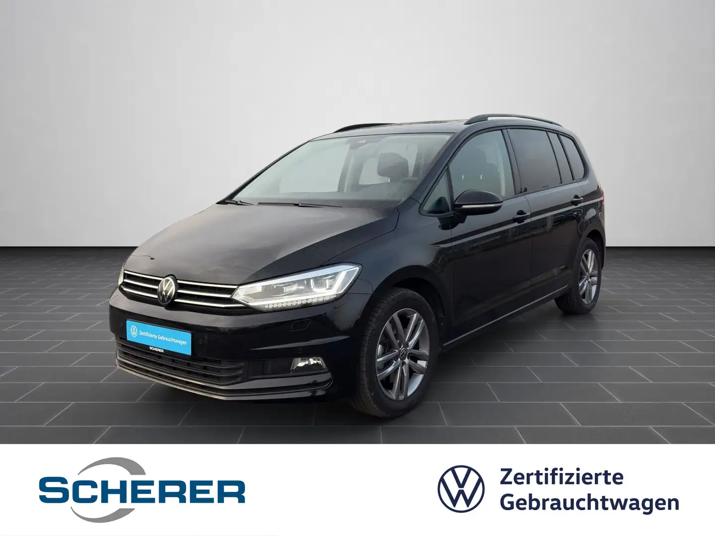 Volkswagen Touran COMFORTLINE 1.5 TSI DSG 7-SITZER PANO LED Schwarz - 1
