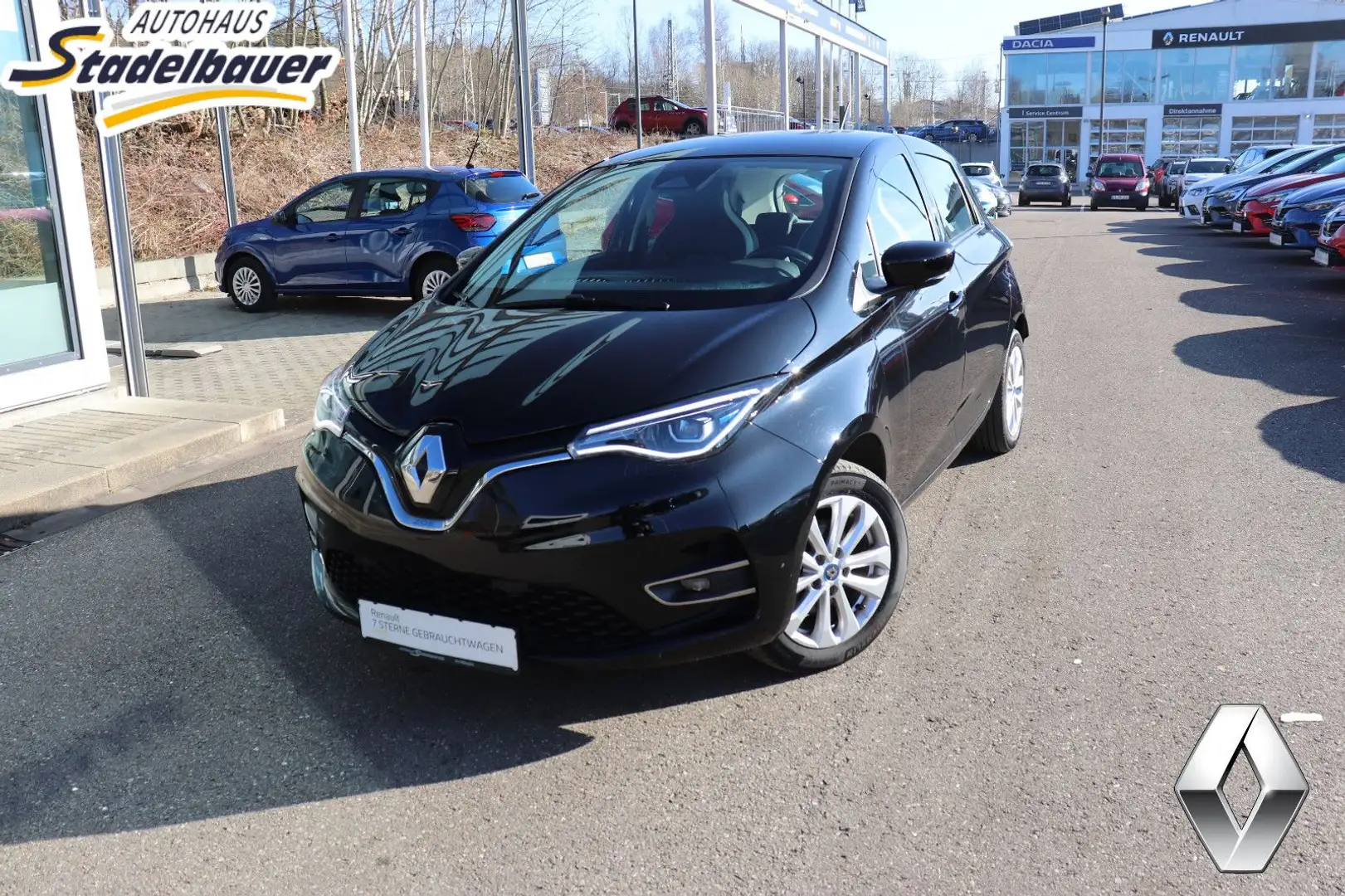Renault ZOE Zoe Experience; PDC v u. h, zzgl. Batteriemiete Schwarz - 1