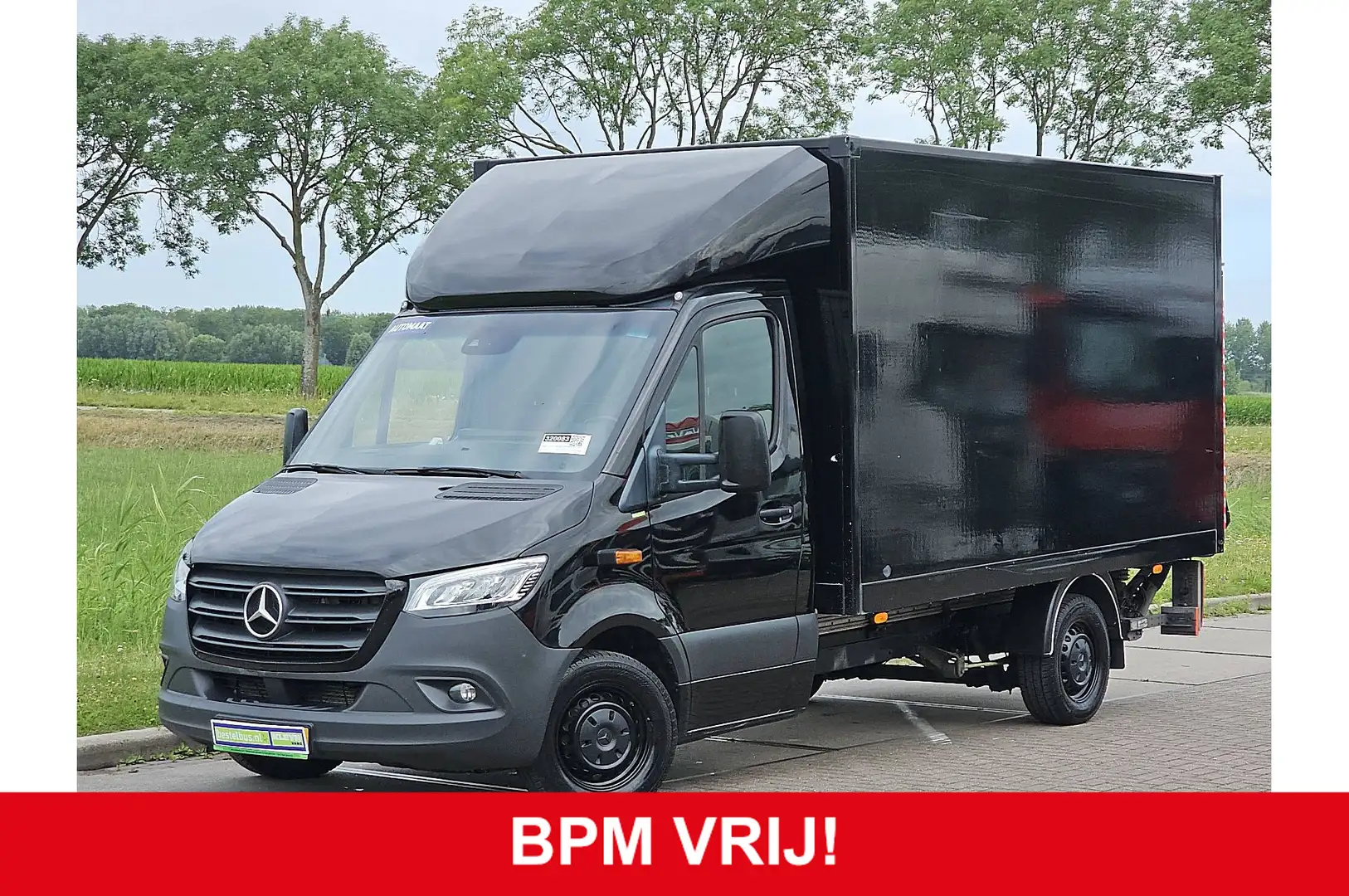 Mercedes-Benz Sprinter 314 Aut. Bakwagen Laadklep MBUX10 Distronic Led Le Zwart - 1