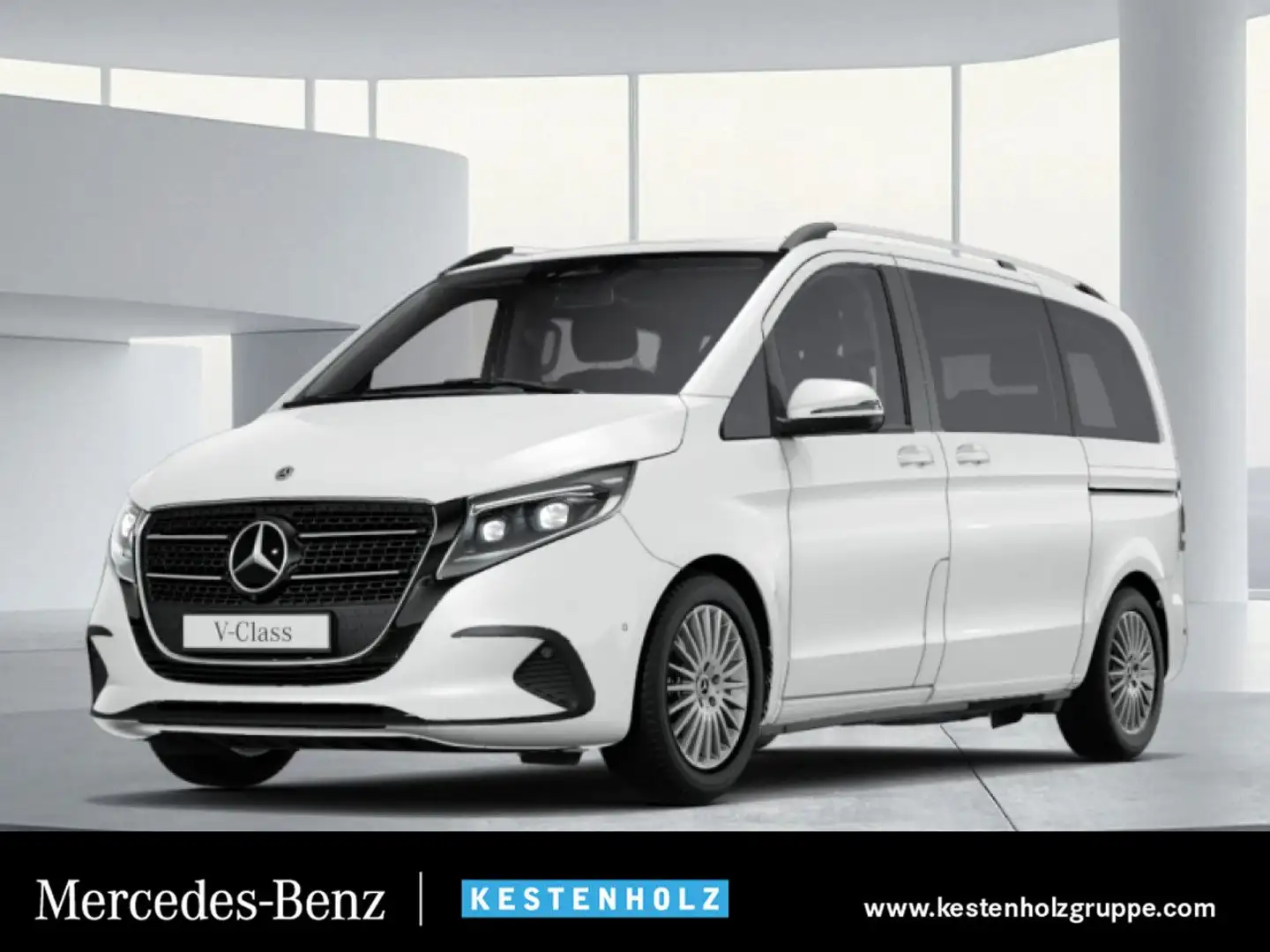 Mercedes-Benz V 300 d WideScreen 360° Multibeam AHK Spurhalt-Ass Bianco - 1