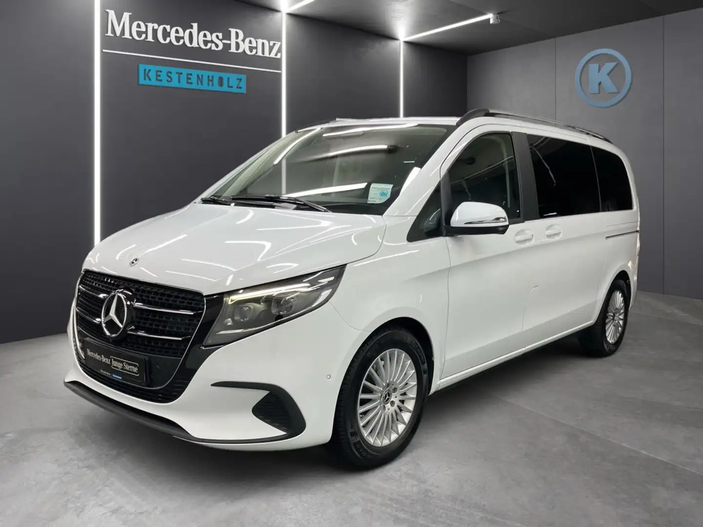 Mercedes-Benz V 300 d WideScreen 360° Multibeam AHK Spurhalt-Ass Weiß - 2