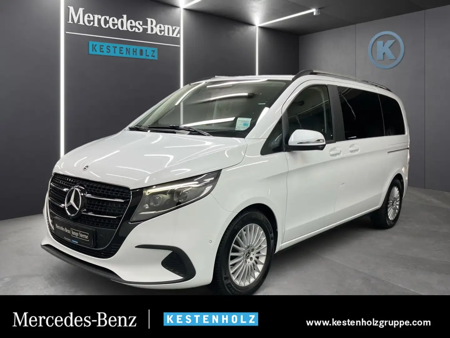 Mercedes-Benz V 300 d WideScreen 360° Multibeam AHK Spurhalt-Ass Weiß - 1