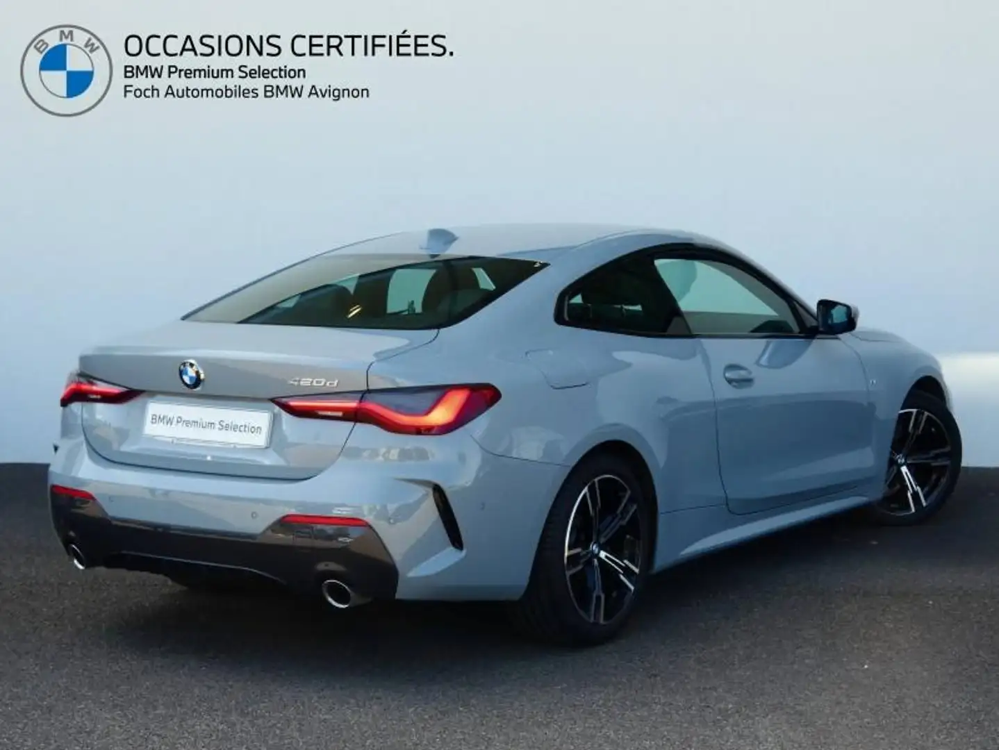 BMW 420 420dA 190ch M Sport Gris - 2