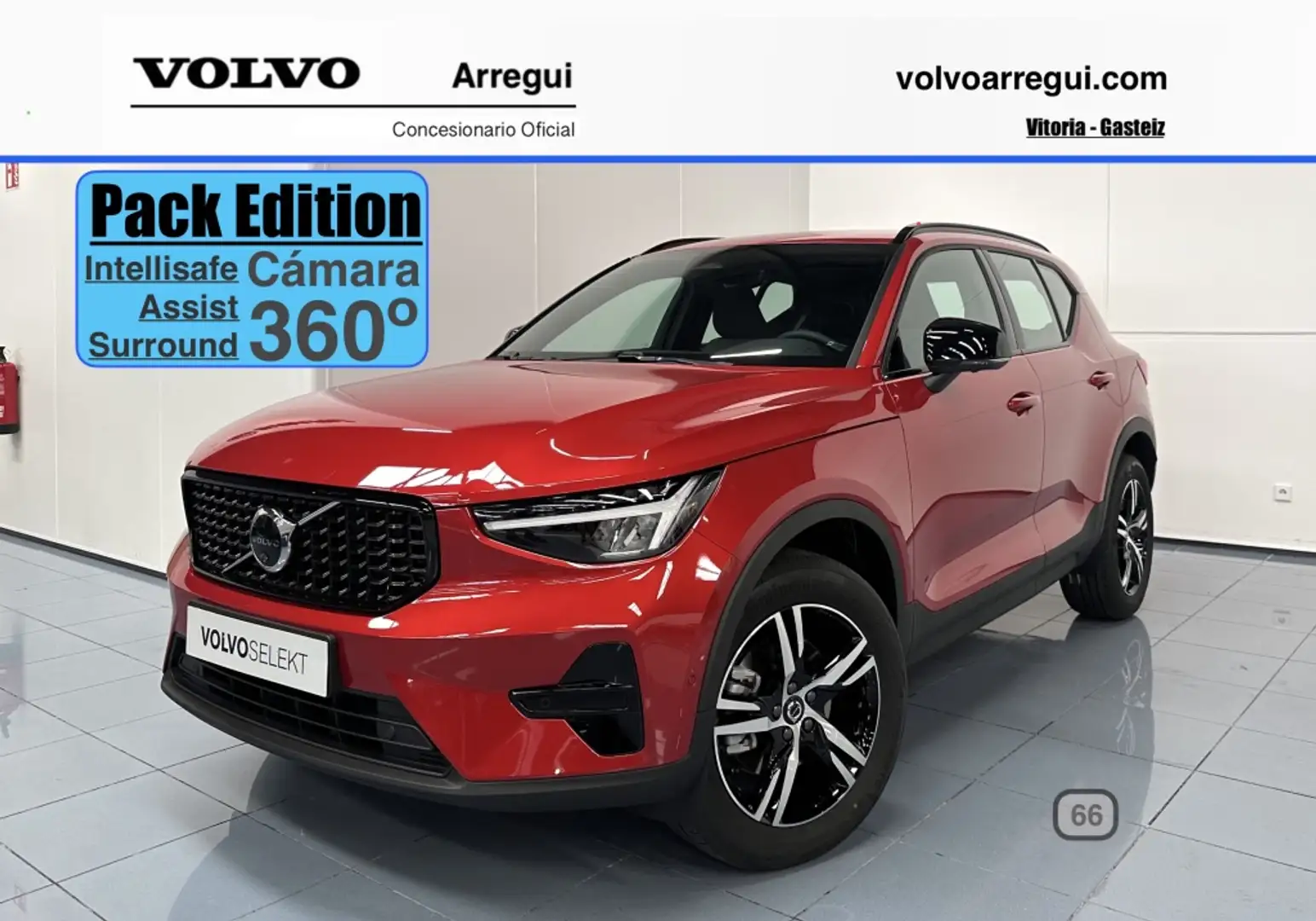 Volvo XC40 B4 Plus Aut. Rojo - 1
