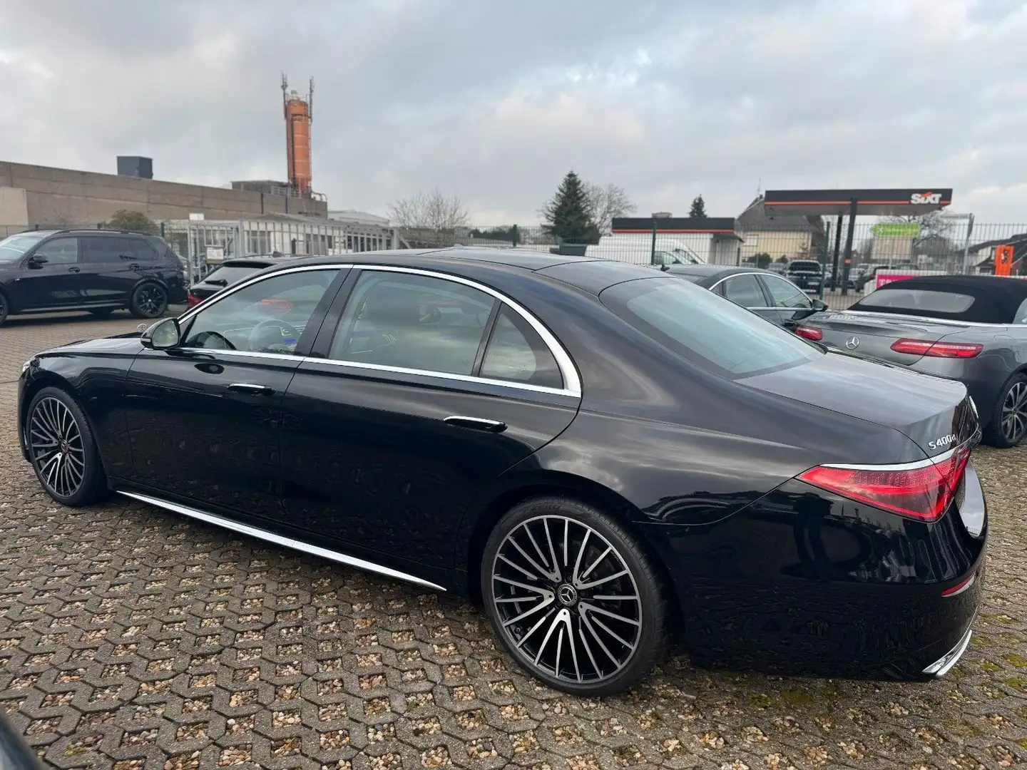 Mercedes-Benz S 400 Lunga d Premium Plus 4matic TETTO SED. VENTILATI Nero - 2