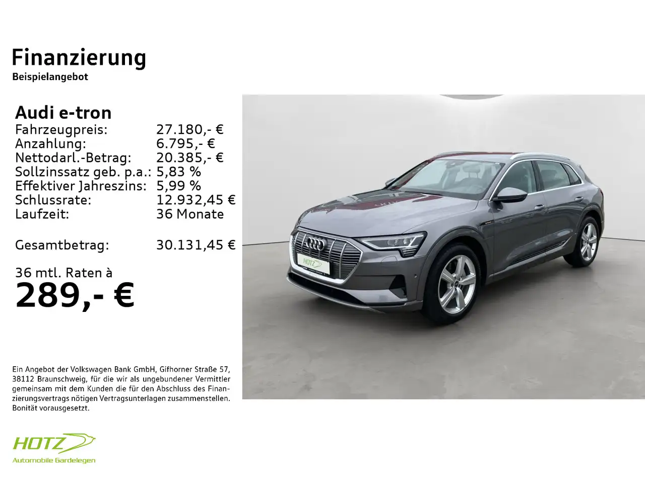 Audi e-tron 50 quattro advanced AHK/PDC/LED, миниатюра 2