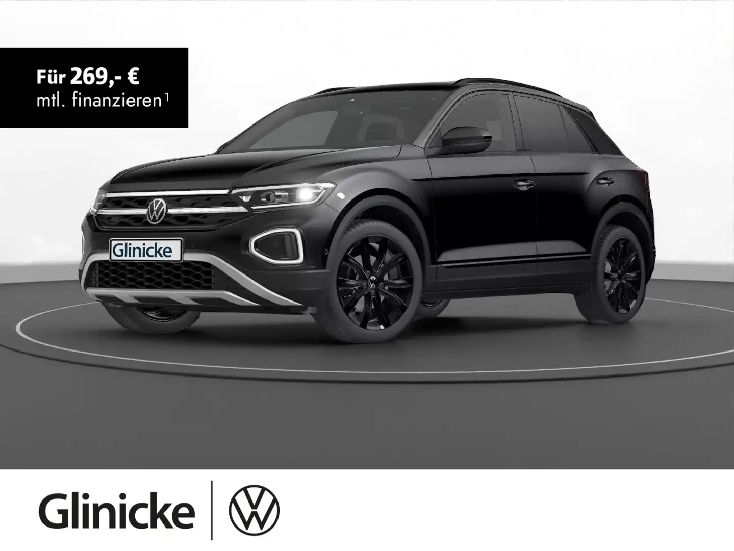 Volkswagen T-Roc 1.5 TSI Style PDC+RFK ACC App-Connect Schwarz - 1