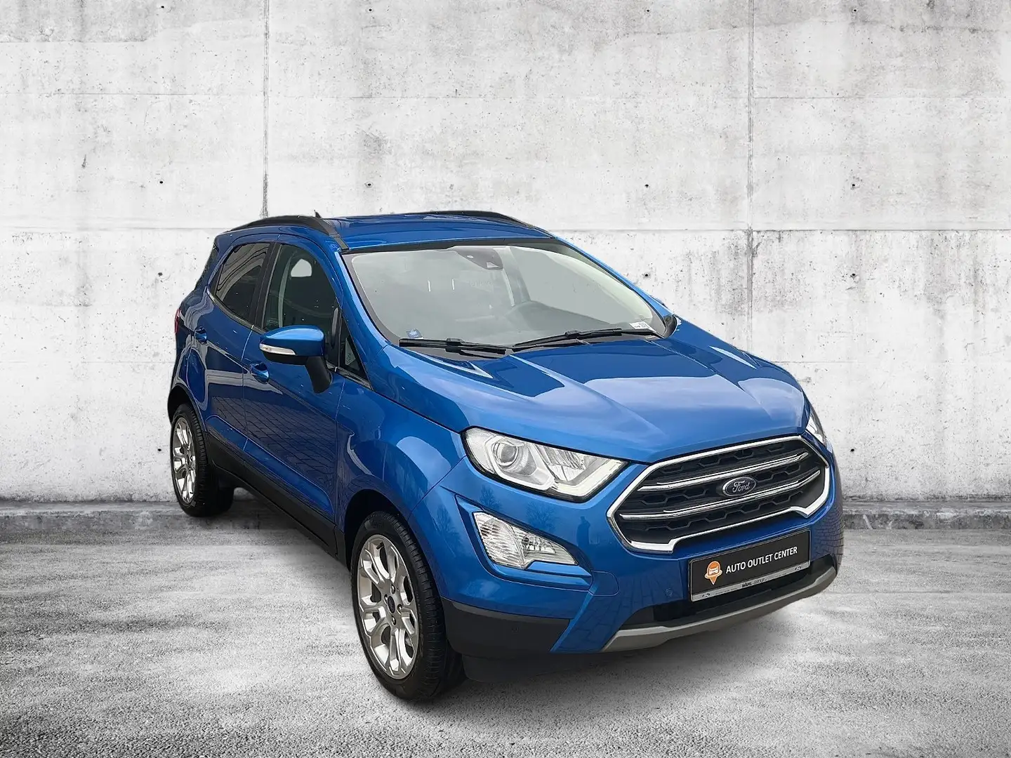Ford EcoSport Titanium DAB LED RFK Klimaaut. PDC Blauw - 2