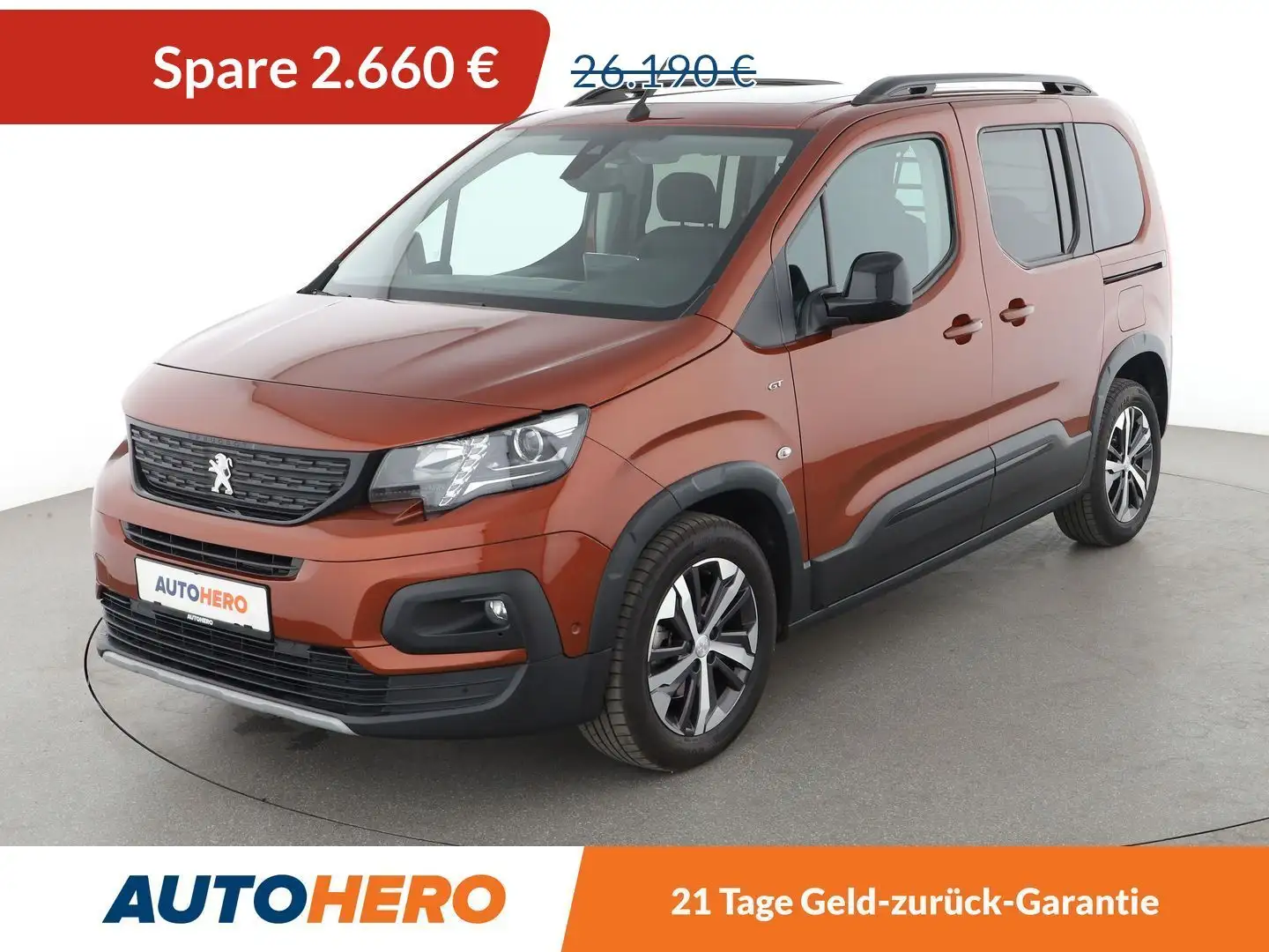 Peugeot Rifter 1.2 PureTech GT L1 Aut.*NAVI*CAM*SPUR*PDC*SHZ* Braun - 1