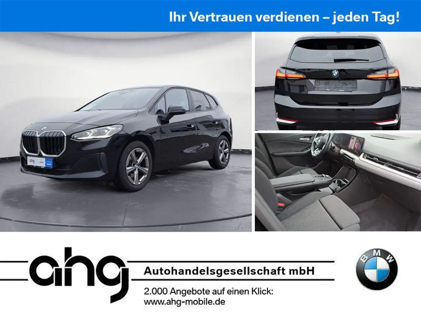 BMW 218 Steptronic DCT Komfortzugang Zwart - 1