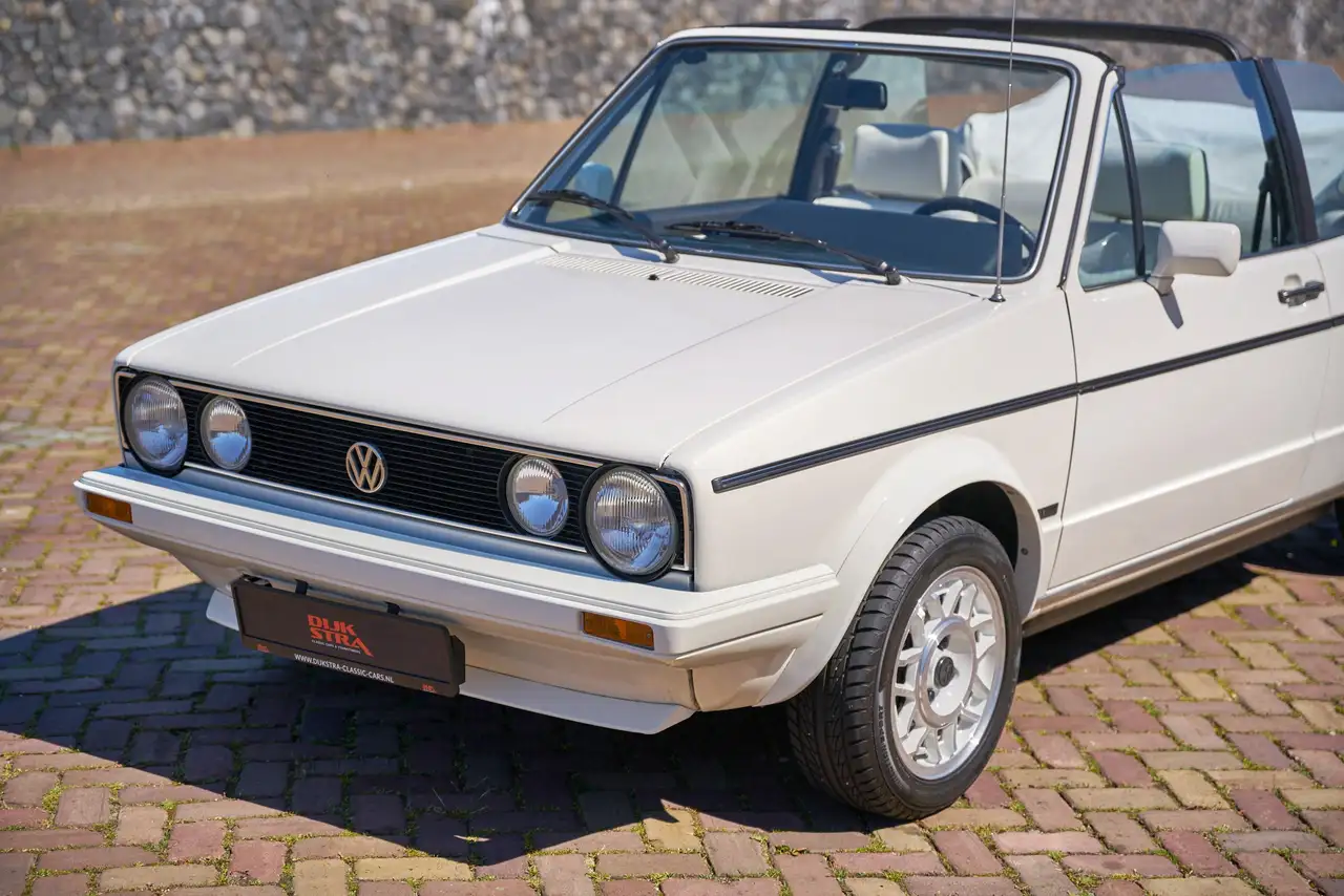 Volkswagen Golf I Cabriolet 1.6 / Triple White, Topstaat!, foto 6