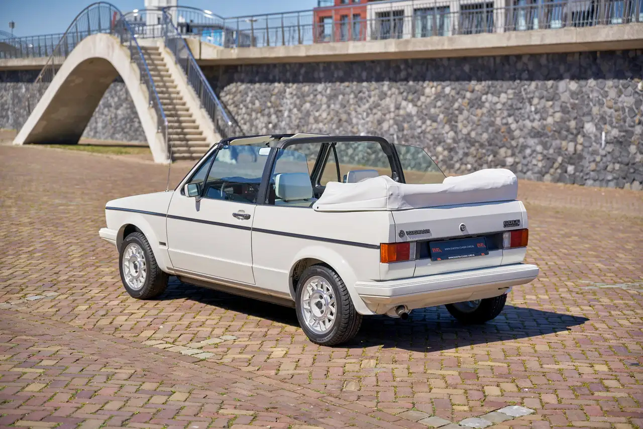 Volkswagen Golf I Cabriolet 1.6 / Triple White, Topstaat!, foto 10
