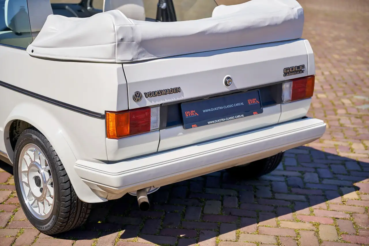 Volkswagen Golf I Cabriolet 1.6 / Triple White, Topstaat!, foto 11