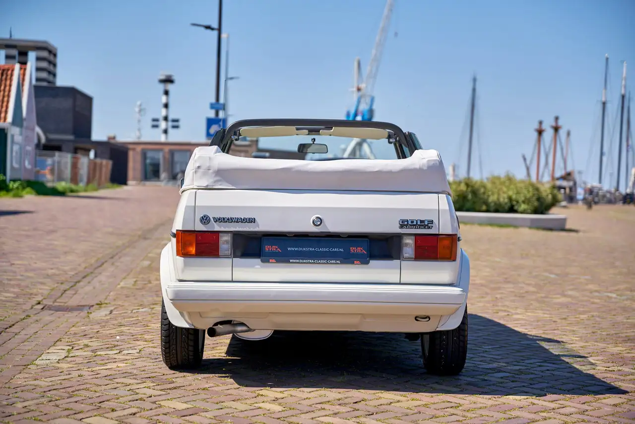 Volkswagen Golf I Cabriolet 1.6 / Triple White, Topstaat!, foto 12