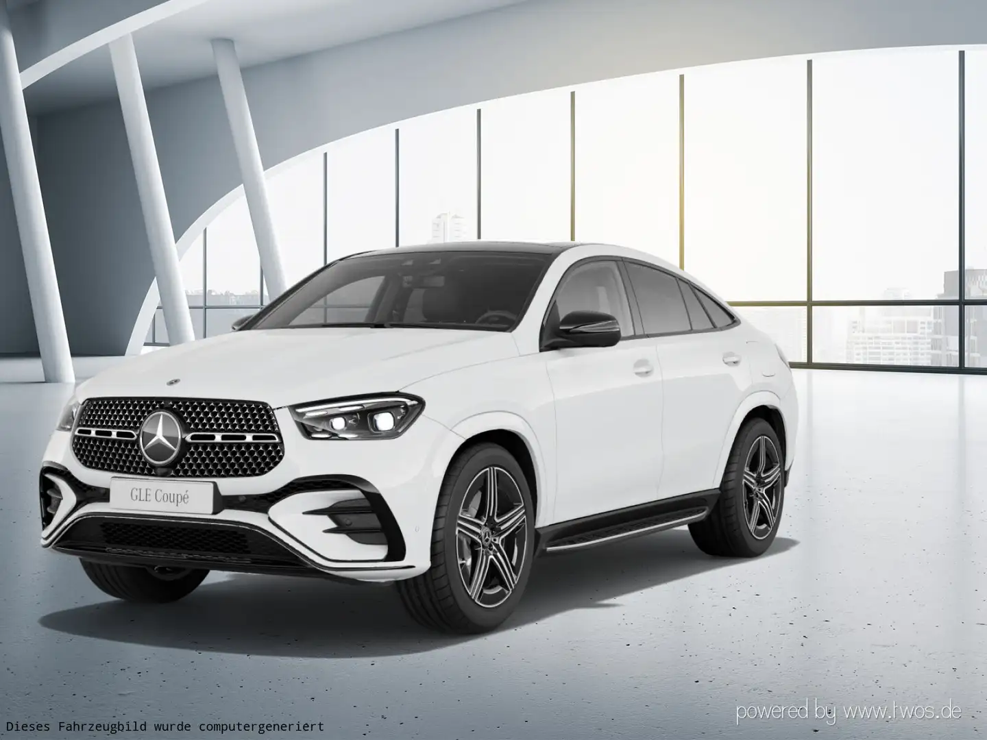 Mercedes-Benz GLE 400 GLE 400 e 4M AMG Line/Pano-Dach/Distronic/Kamera Weiß - 2