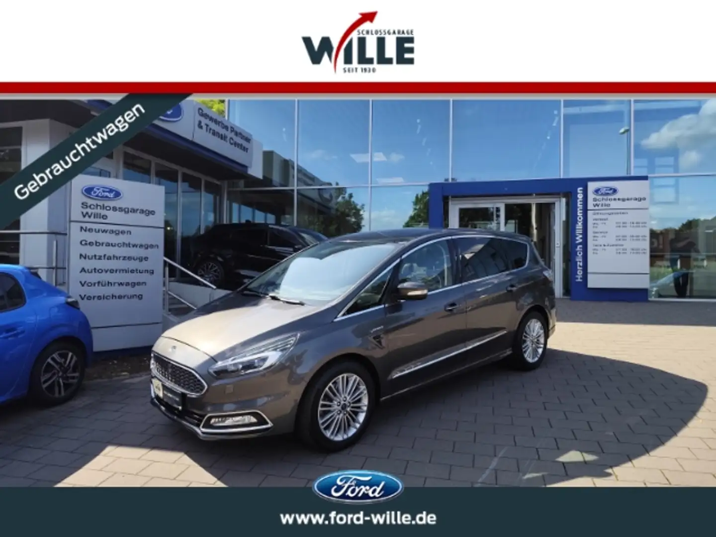 Ford S-Max Vignale 7-Sitzer Panorama/AHK/Kamera voll!! Szary - 1