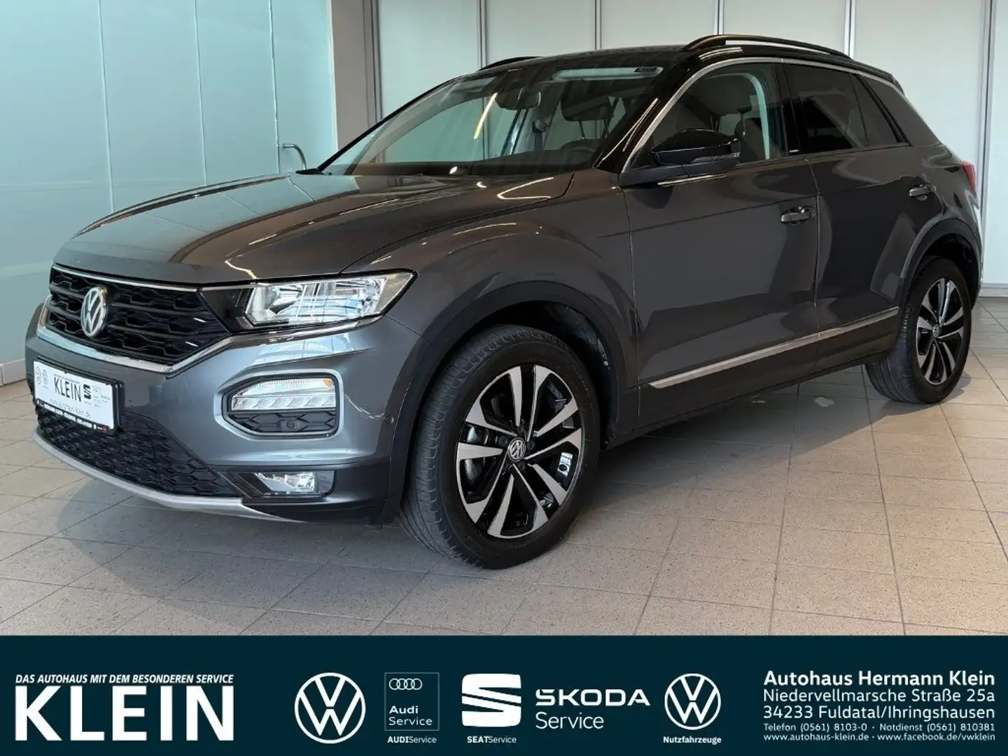 Volkswagen T-Roc IQ.DRIVE 1.5 TSI AHK, ACC, SHZ Plateado - 1