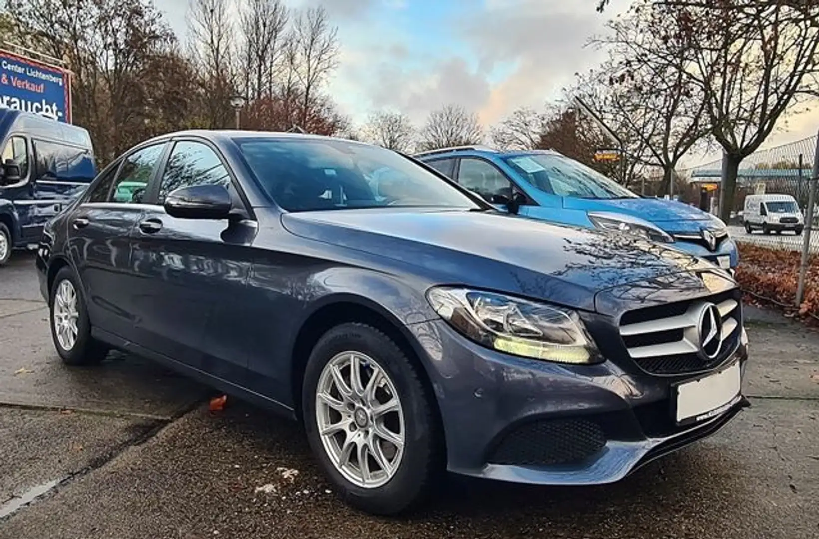 Mercedes-Benz C 220 CDI BlueTEC lückl.Scheckheft/1.Hand Grau - 2