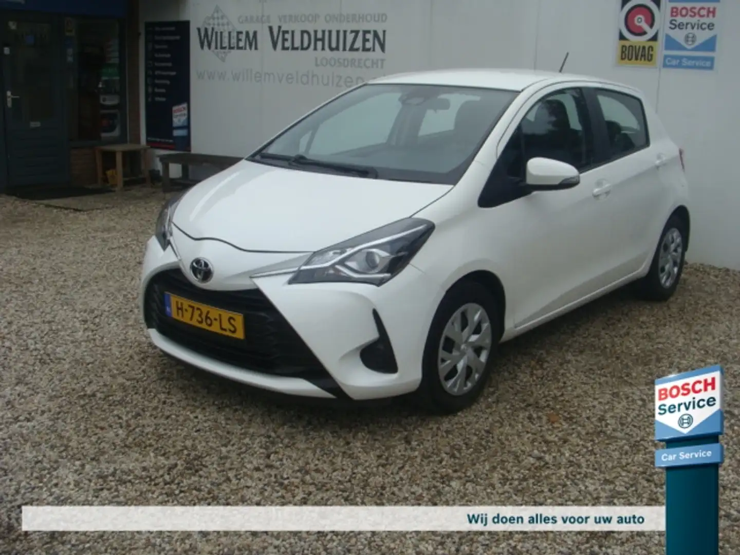 Toyota Yaris 1.0 VVT-i Active Blanc - 1