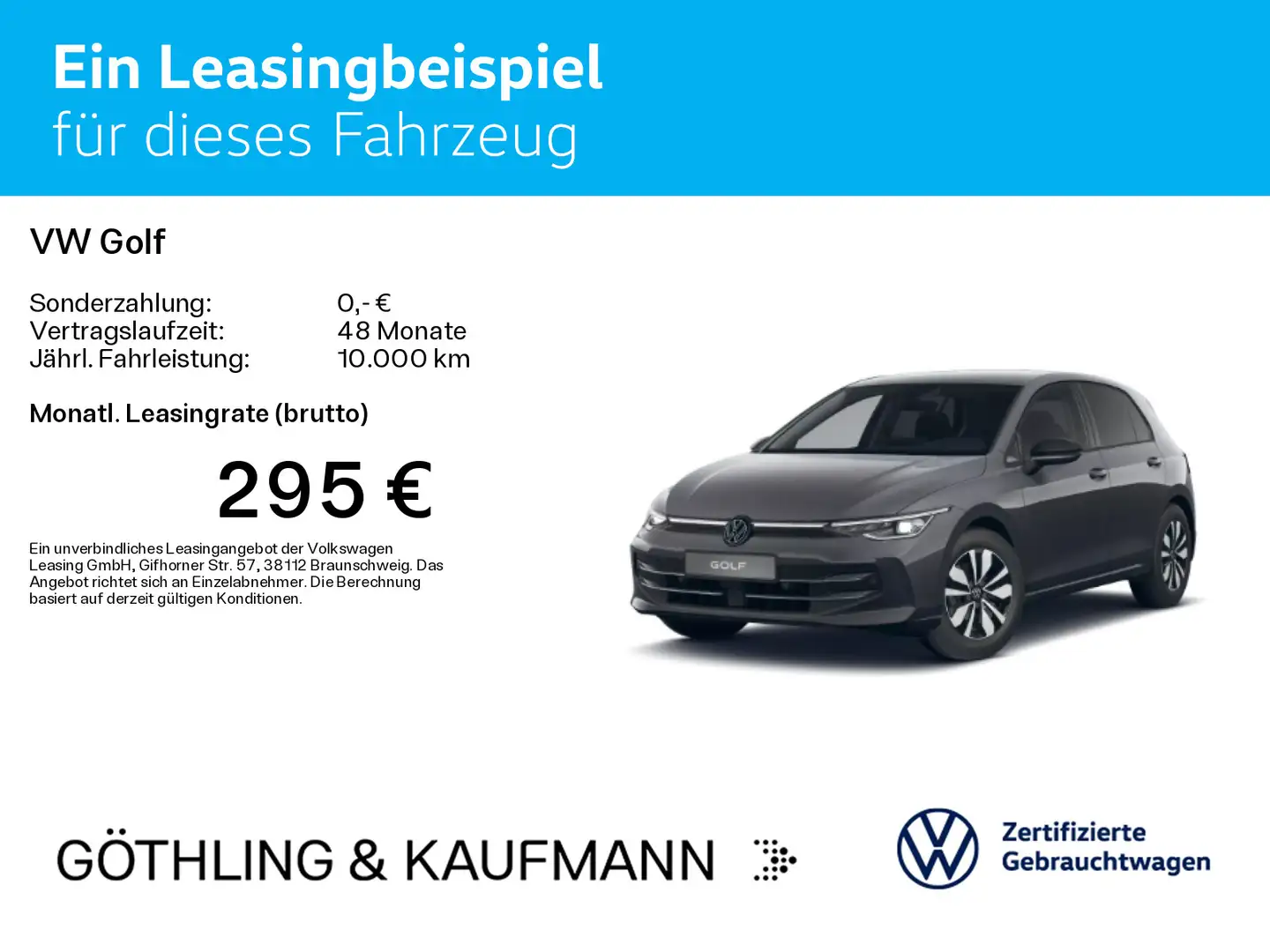 Volkswagen Golf GOAL 2.0 TDI DSG*NAVI*AHK*KAM*Ambiente*AllS Grau - 2