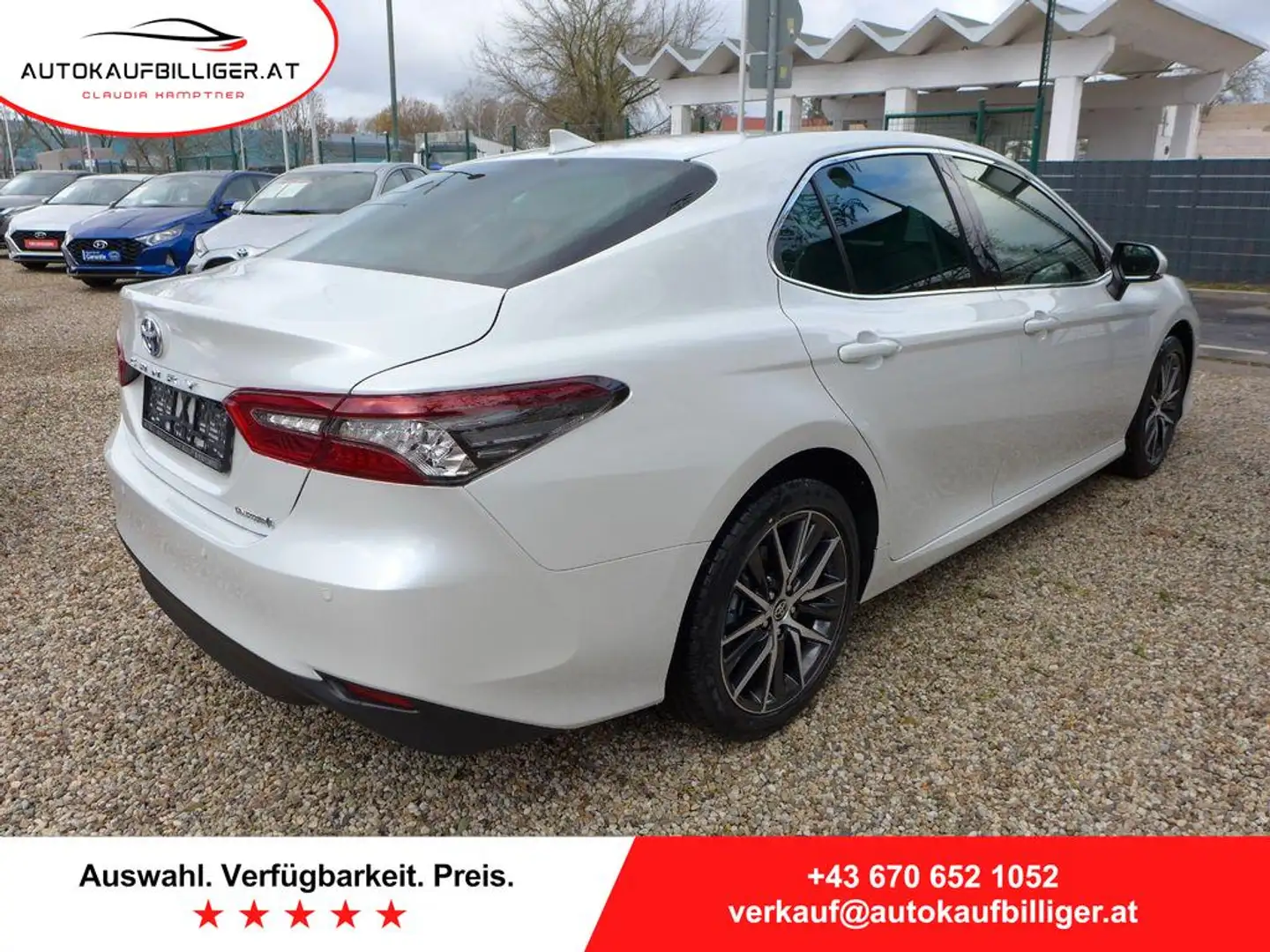 Toyota Camry 2.5 Hybrid Lounge *Neuwagen* - netto EUR 35.880,- Beyaz - 1