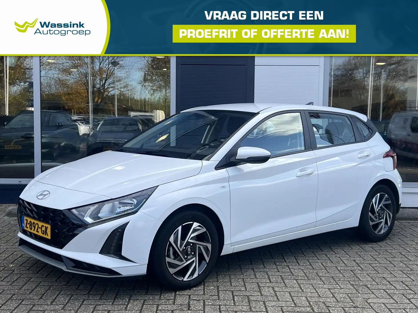 Hyundai i20 1.0 T-GDI 48V MHEV 100pk Comfort Smart I Navigatie Weiß - 1