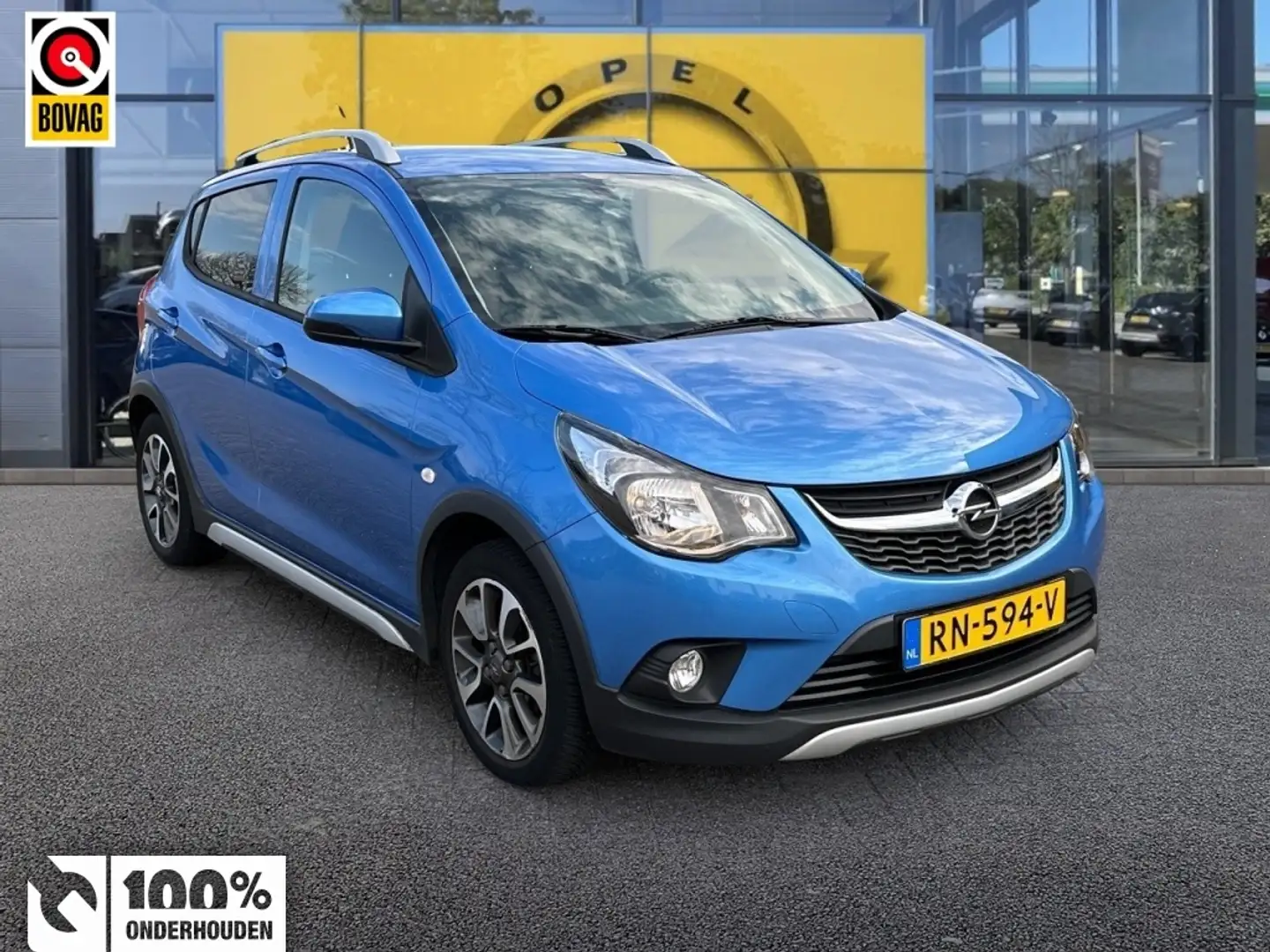 Opel Karl 1.0 Rocks NL-auto/Navi/Apple Carplay/1e eigenaar Blue - 1