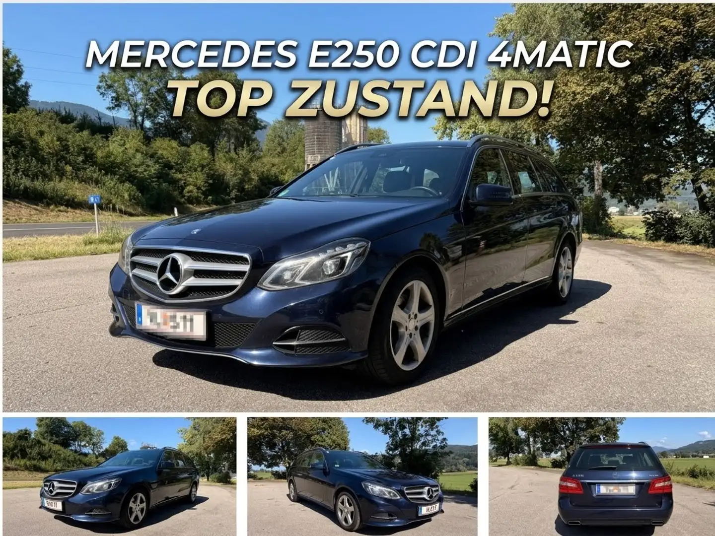 Mercedes-Benz E 250 T CDI Aut 4matic Blau - 1